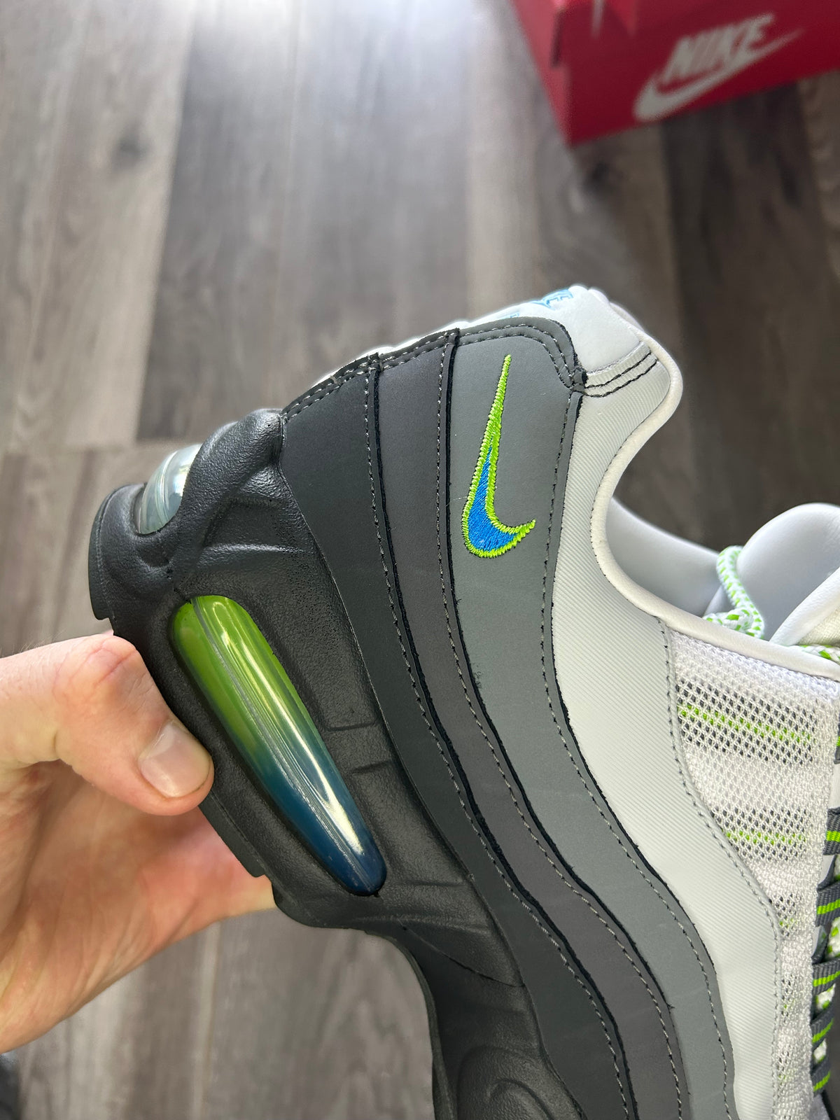 Nike Airmax 95 Green Apple uk 8.5 used