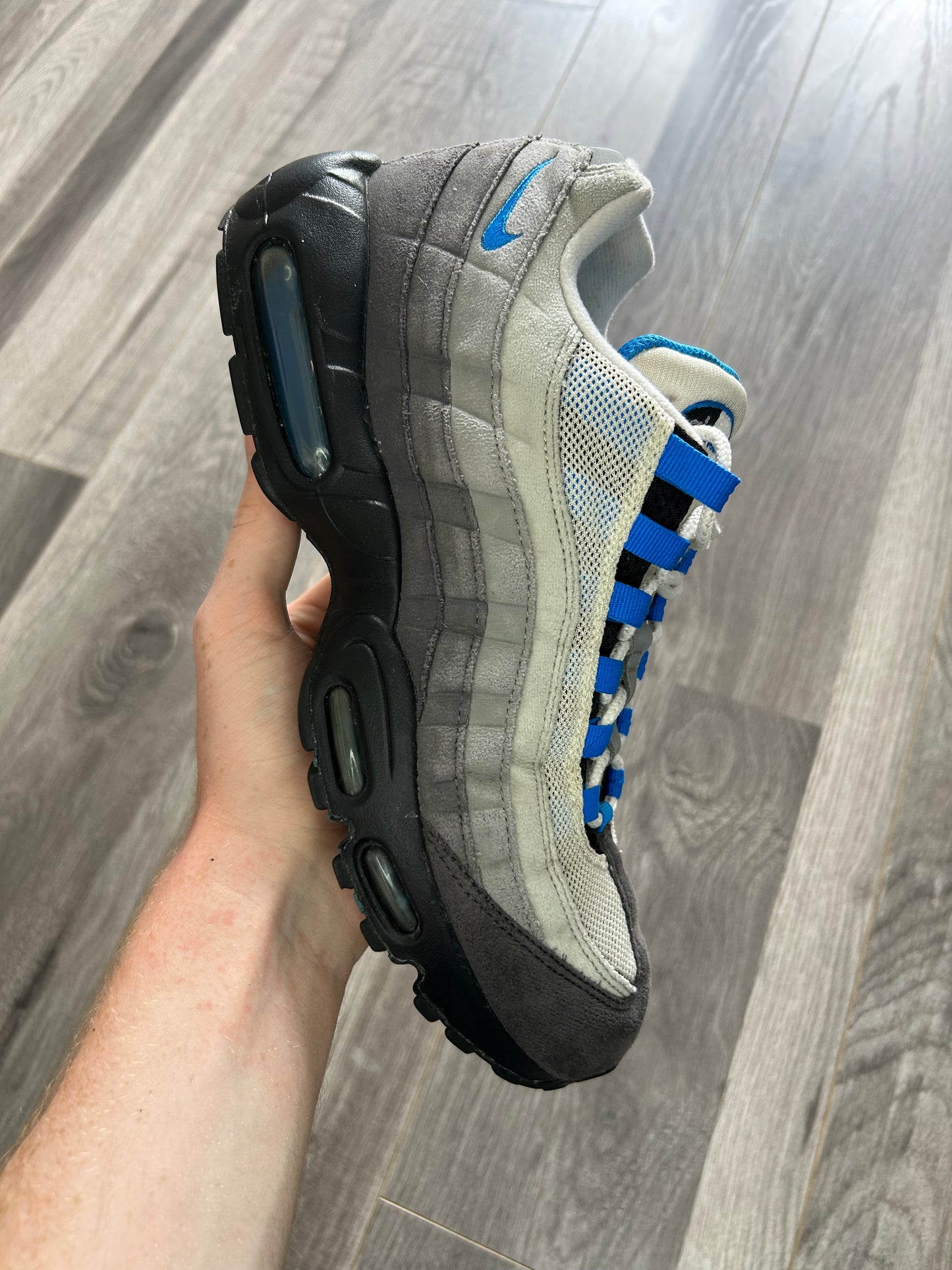 Nike airmax 95 crystal blue 2018 uk 8 used