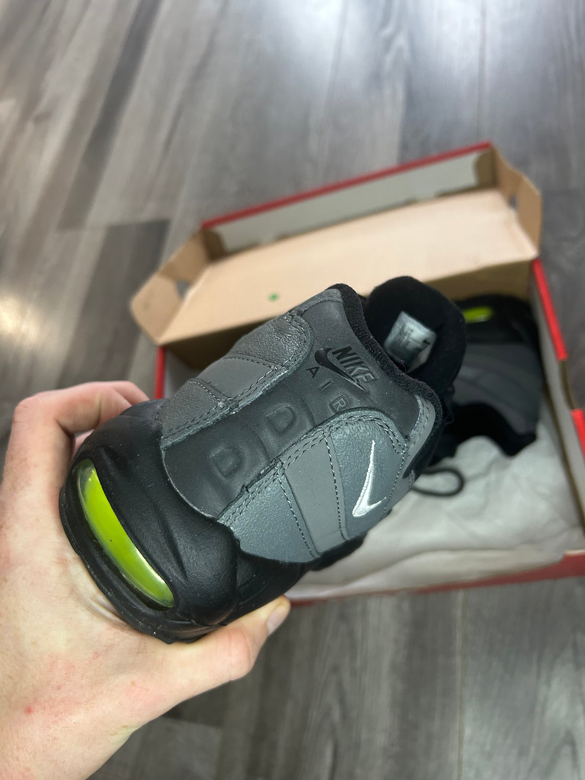 Nike Airmax 95 iron grey volt uk 9 used