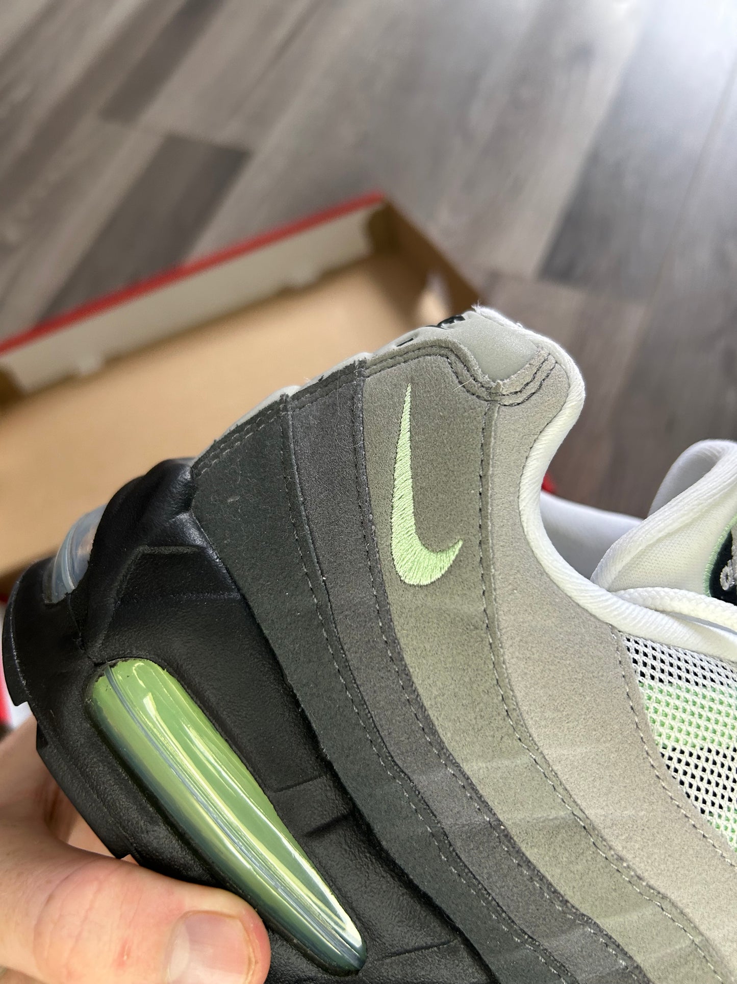 Nike Airmax 95 fresh mint big bubble uk 7 used