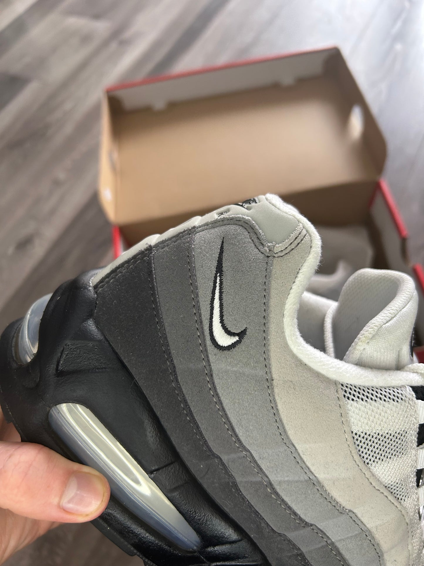 Nike Airmax 95 granite big bubble used uk 12