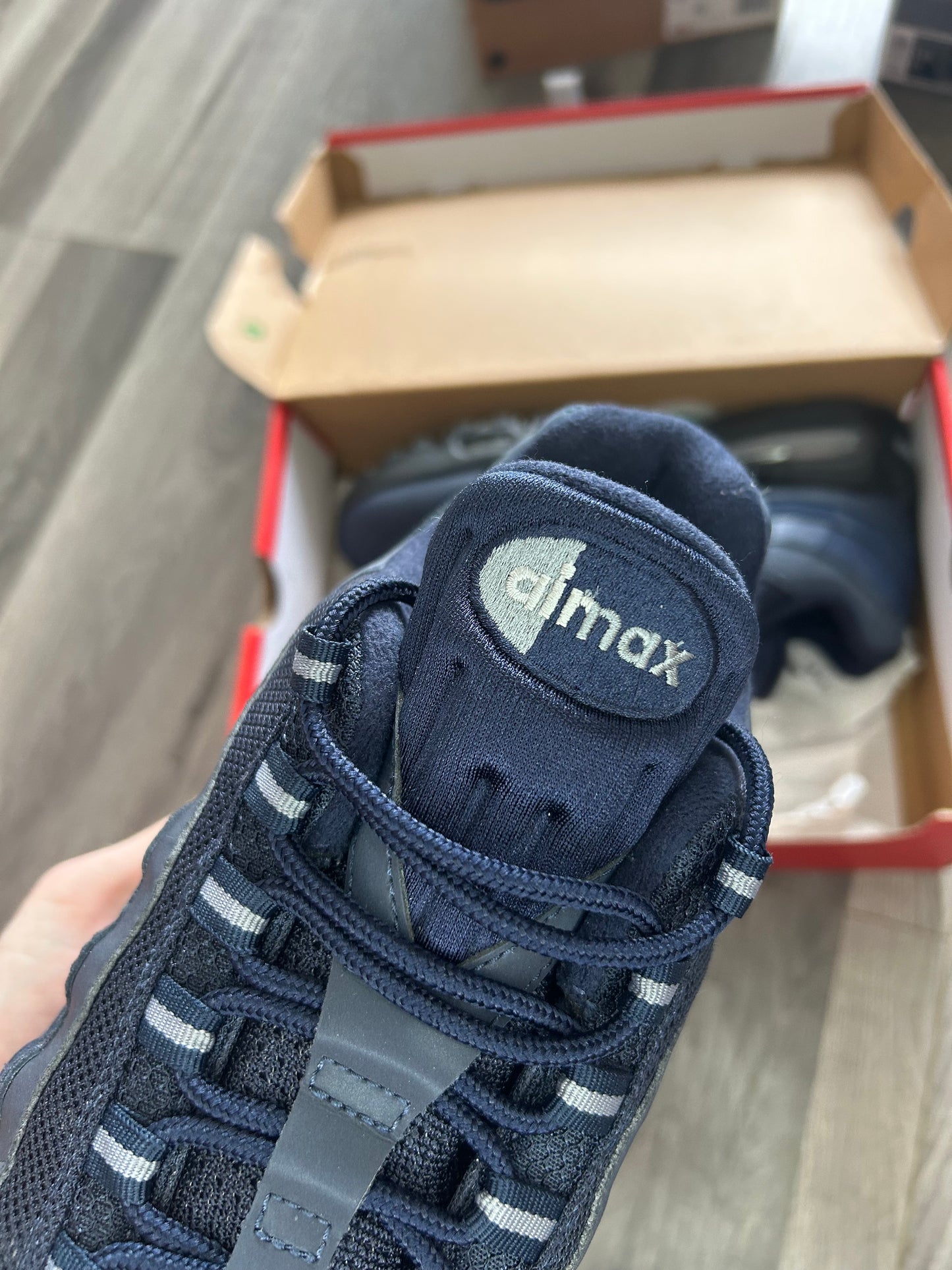 Nike Airmax 95 thunder blue big bubble uk 10 used