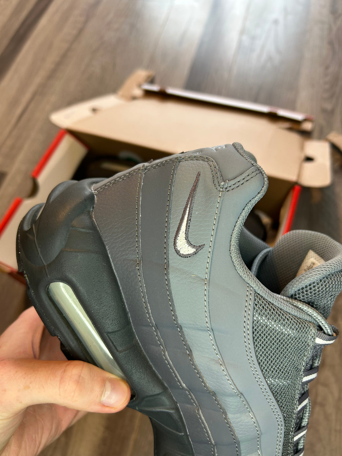 Nike Airmax 95 dark grey anthracite uk 12 used
