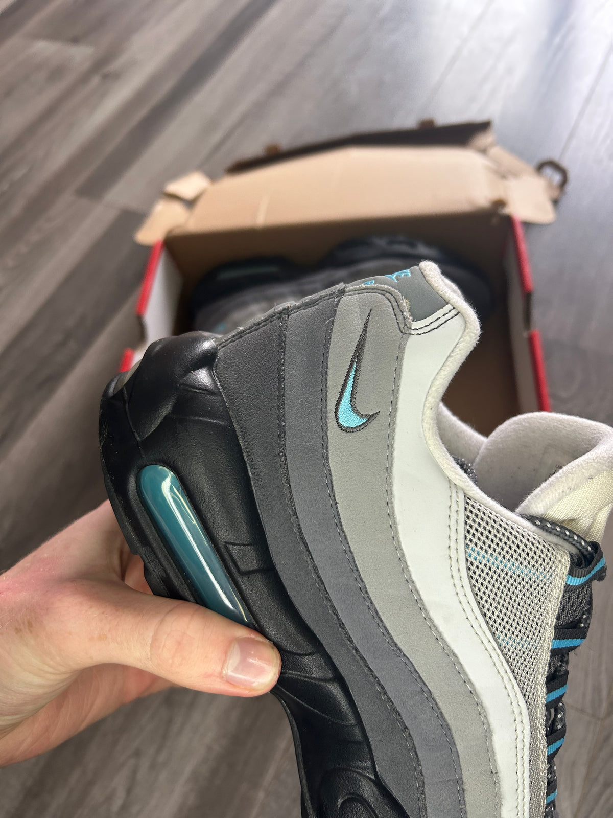 Nike Airmax 95 Baltic blue uk 9 used