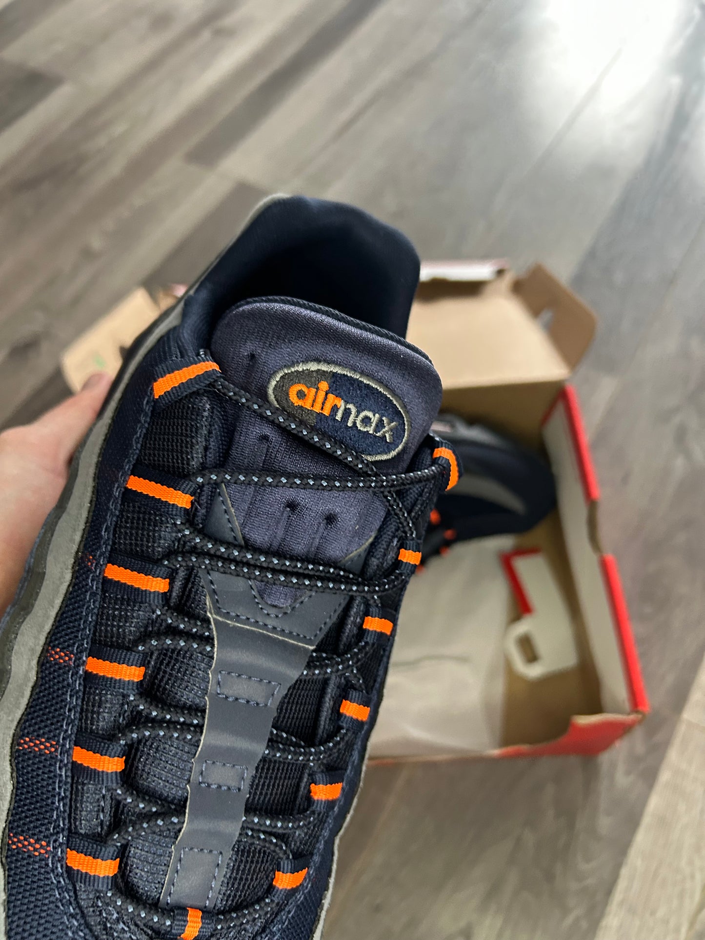 Nike Airmax 95 obsidian total orange uk 12 used