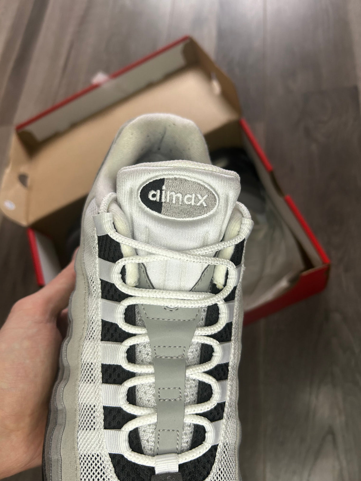 Nike Airmax 95 granite big bubble used uk 9