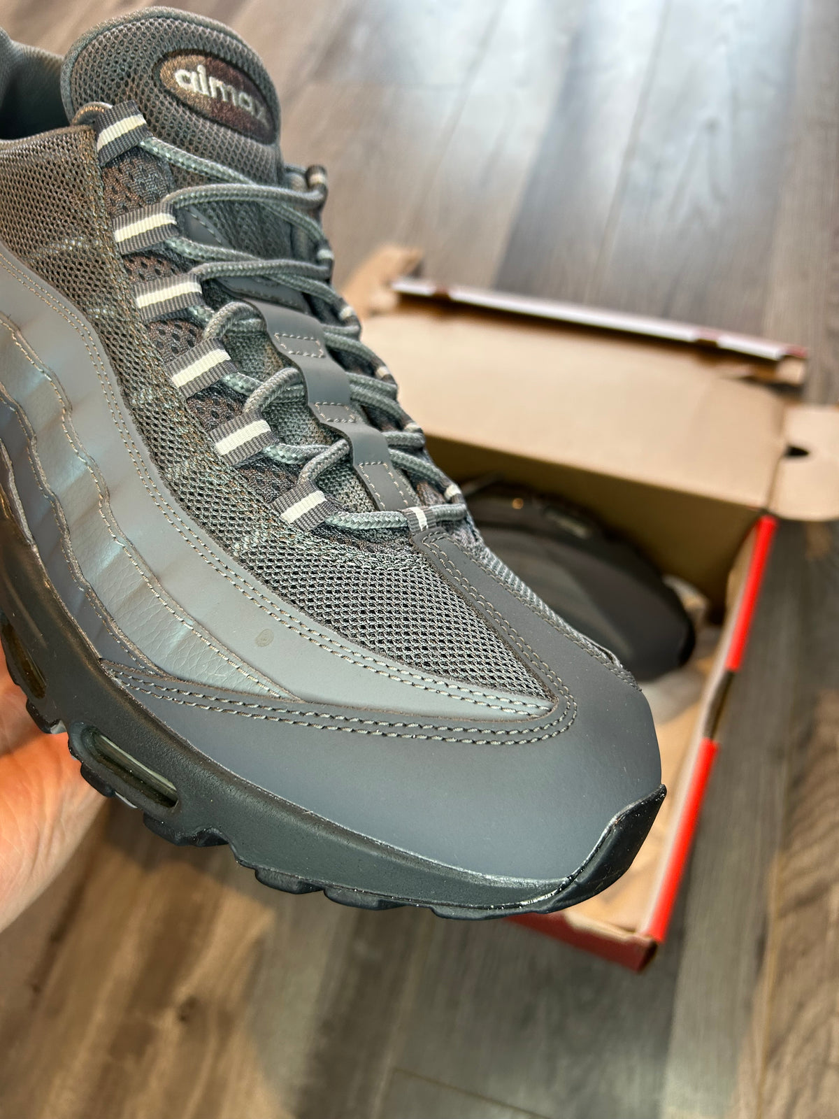 Nike Airmax 95 dark grey anthracite uk 12 used