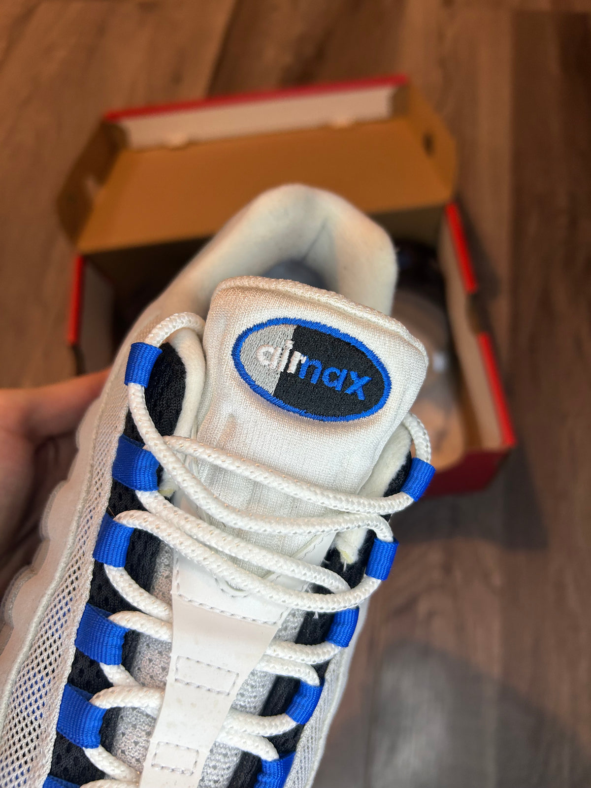 Nike Airmax 95 spark blue big bubble uk 9 used