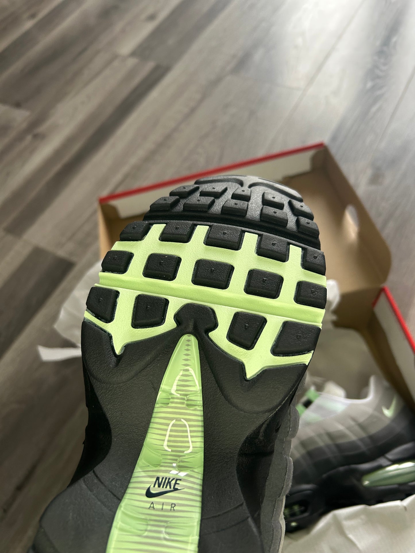 Nike Airmax 95 fresh mint big bubble uk 10 brand new