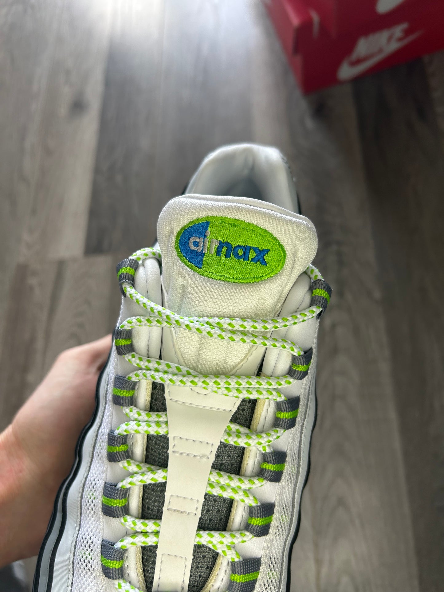 Nike Airmax 95 Green Apple uk 8.5 used