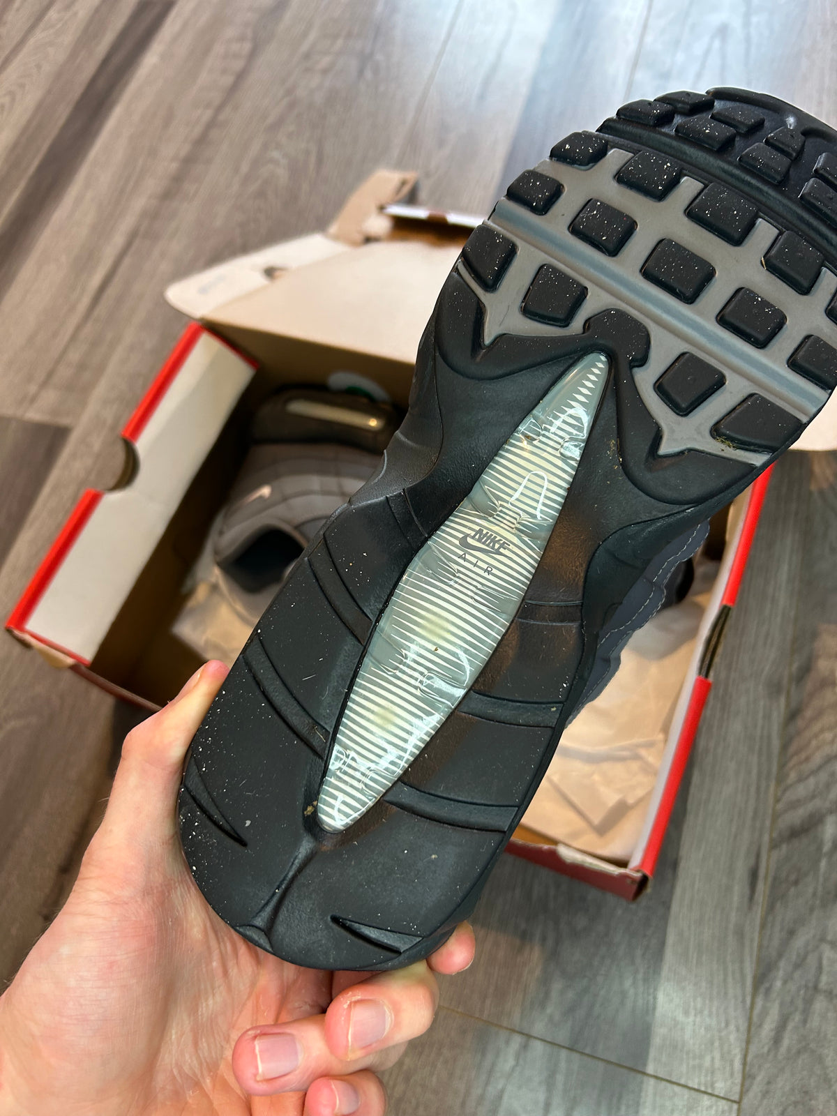 Nike Airmax 95 dark grey anthracite uk 12 used