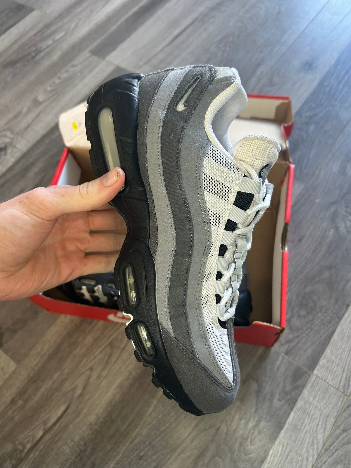 Nike Airmax 95 grey jewel uk 8 used