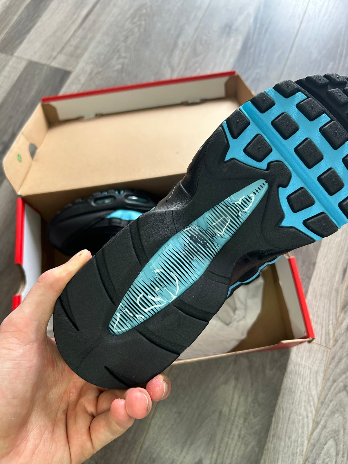 Nike Airmax 95 Baltic blue black uk 10.5 unworn