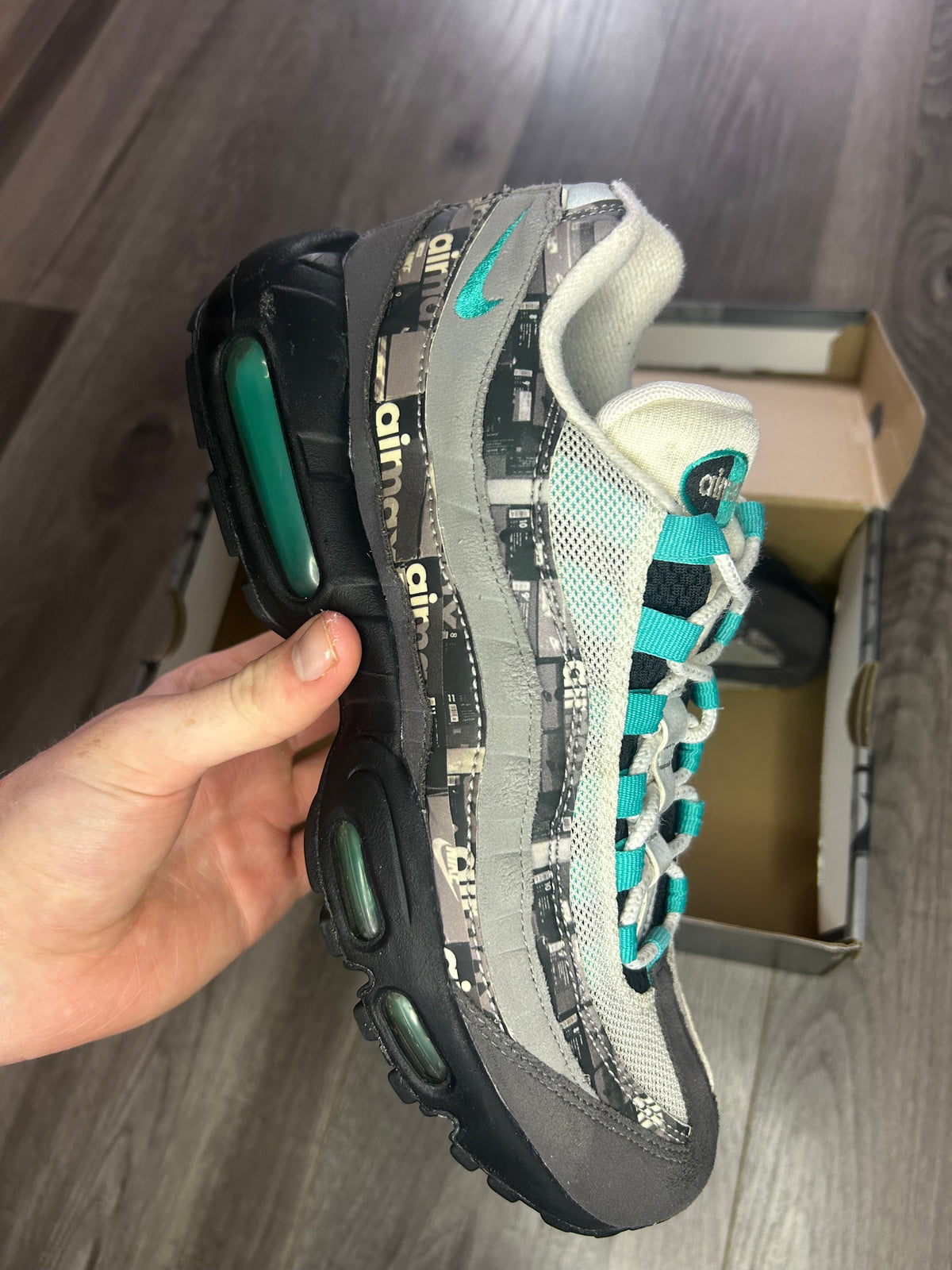 Nike Airmax 95 atmos Jade uk 7 used
