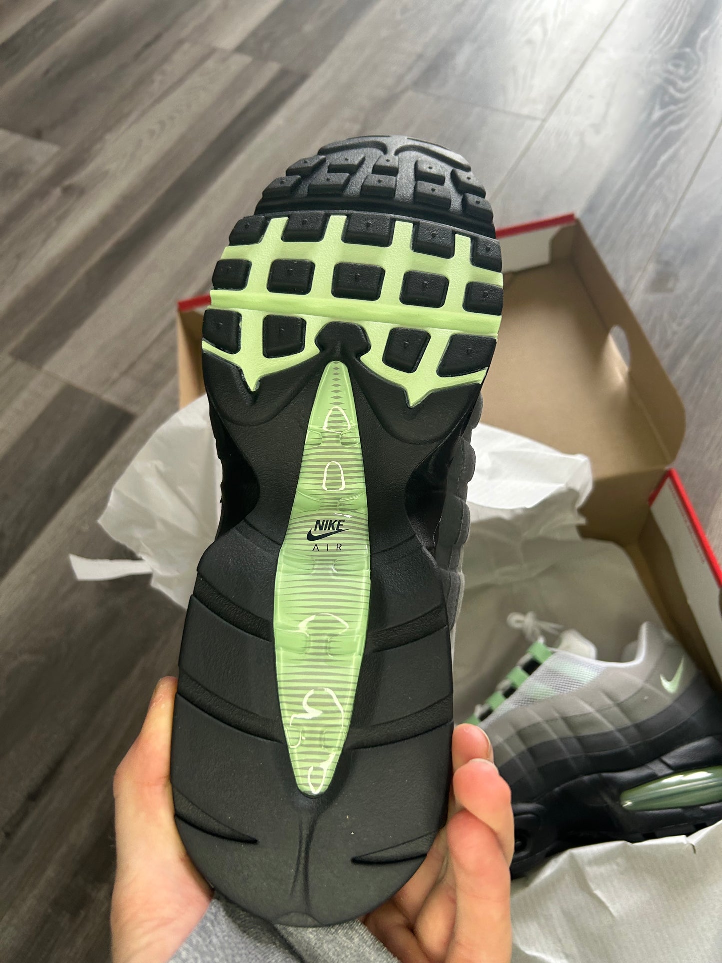 Nike Airmax 95 fresh mint big bubble uk 10 brand new