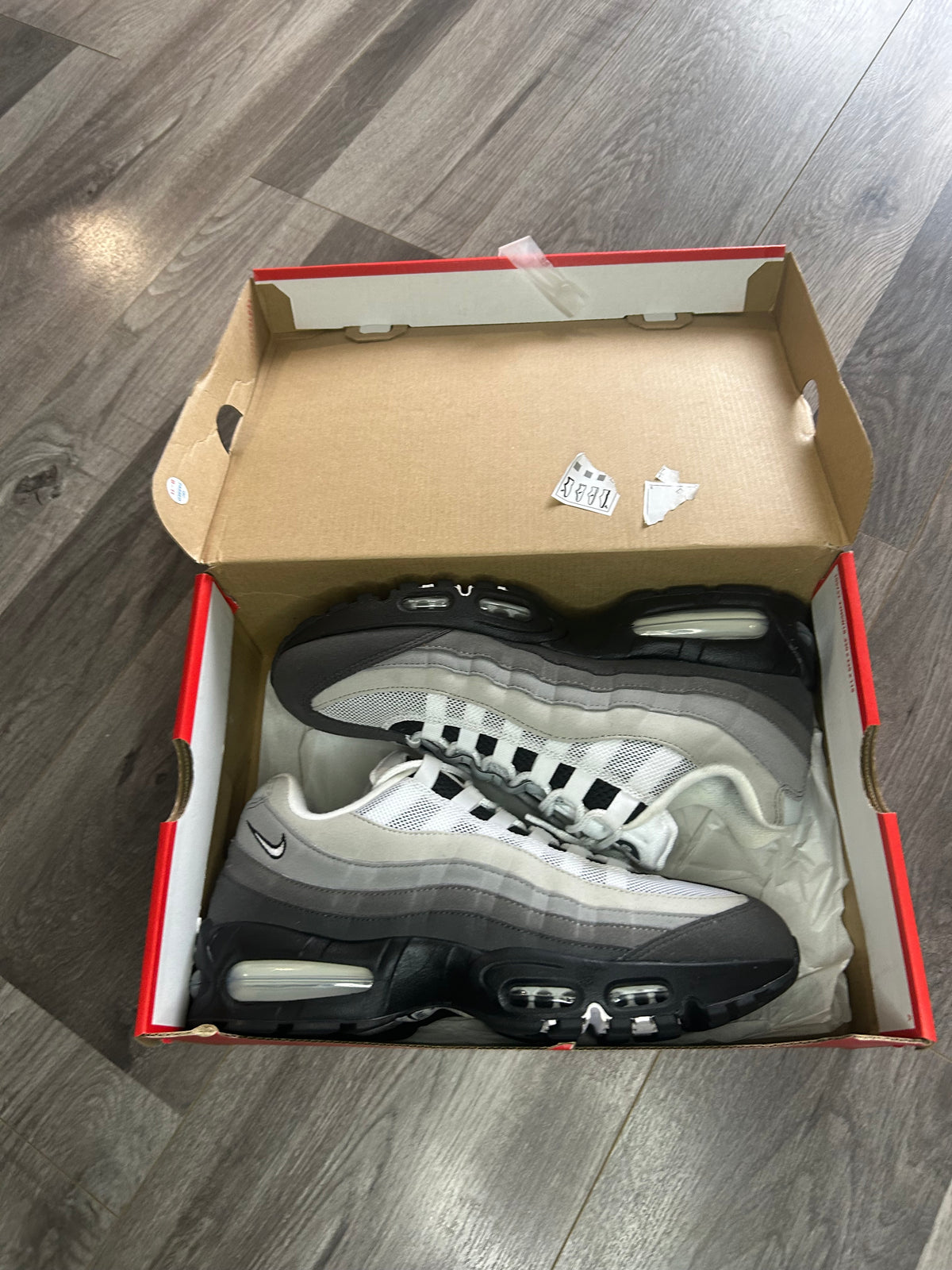 Nike Airmax 95 granite big bubble used uk 9