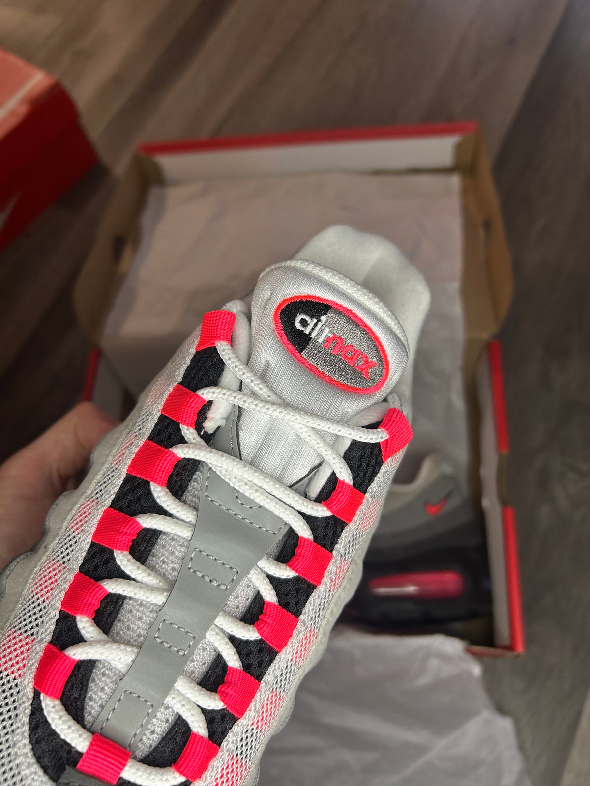 Nike Airmax 95 solar red uk 8 unworn