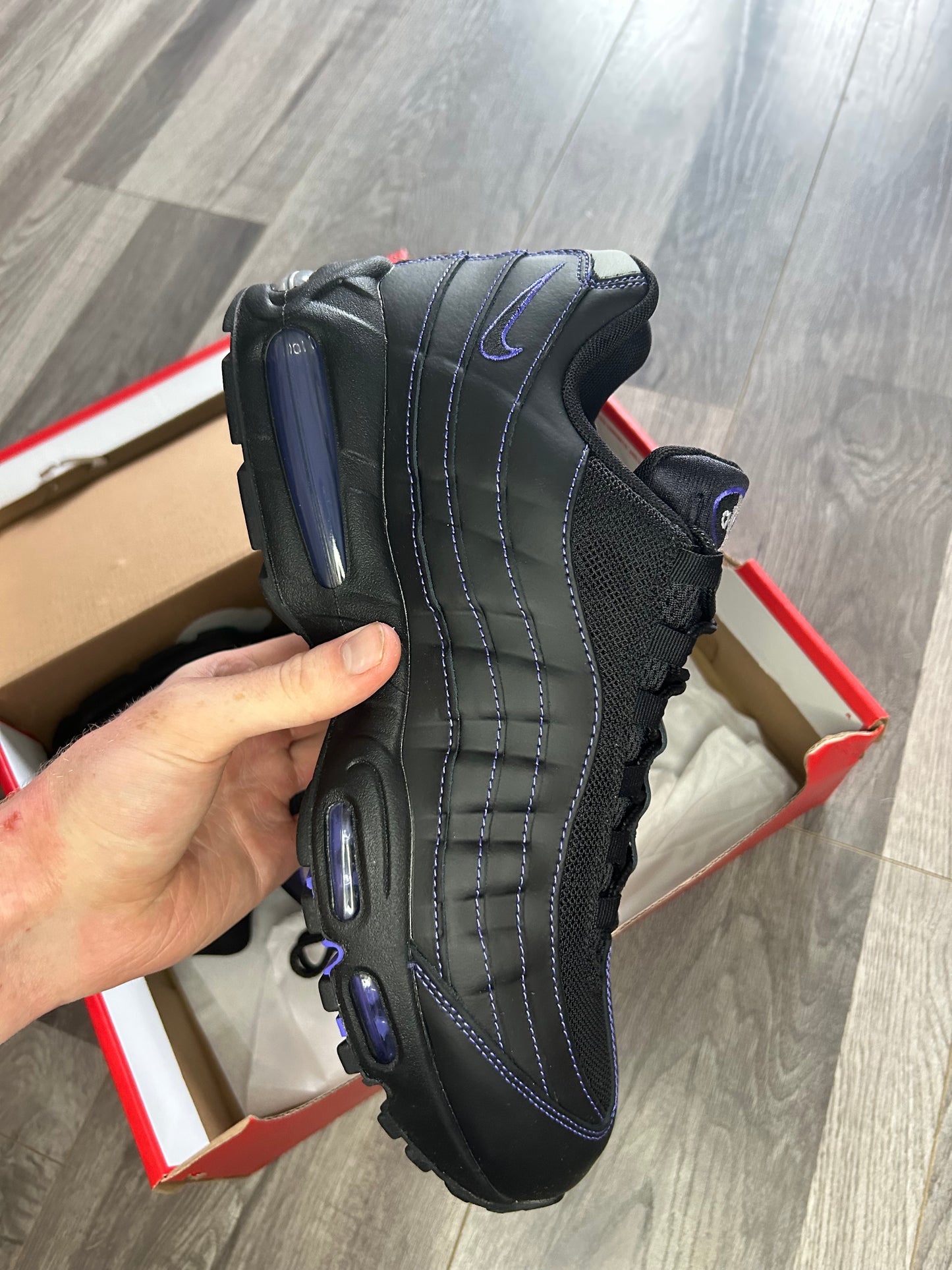 Nike Airmax 95 Persian violet big bubble uk 12 new