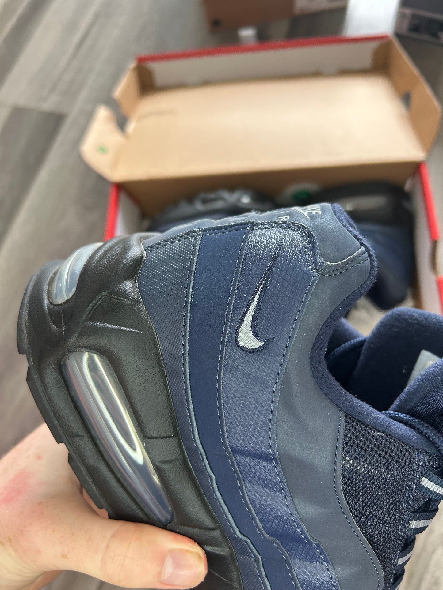 Nike Airmax 95 thunder blue big bubble uk 10 used
