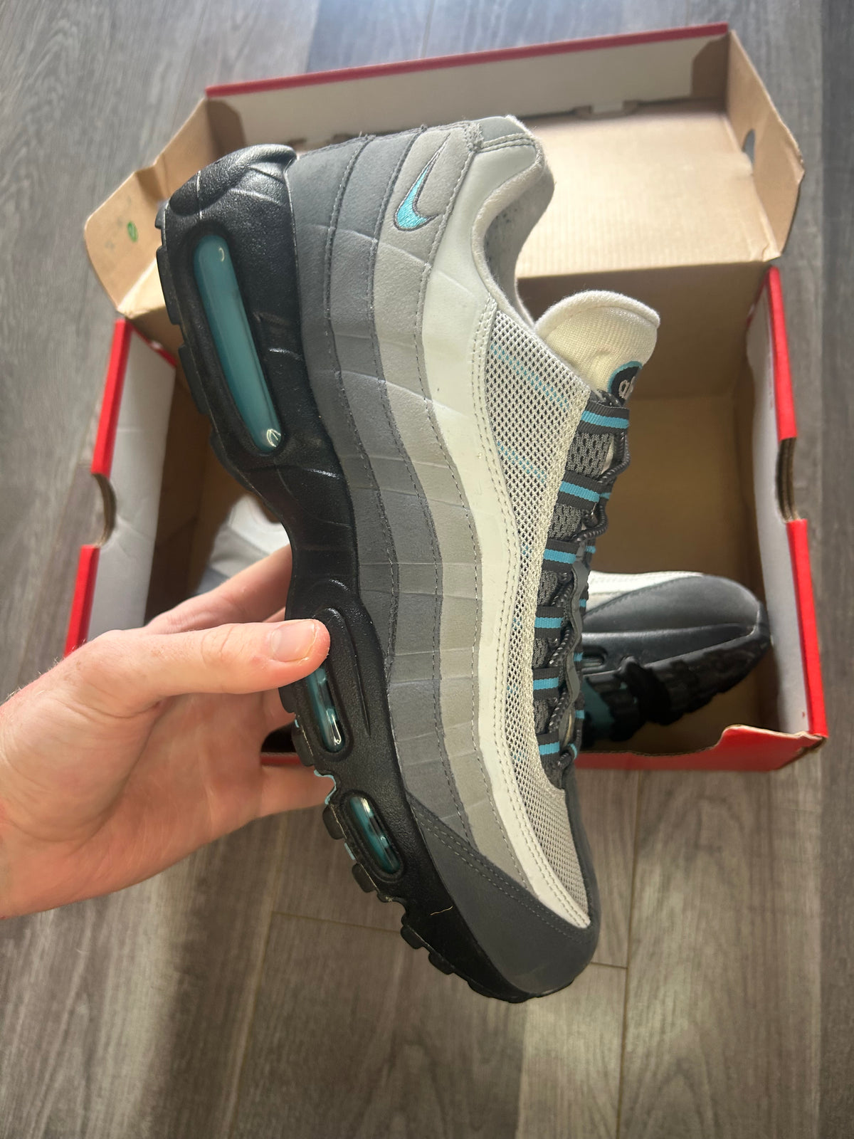Nike Airmax 95 Baltic blue uk 11 used