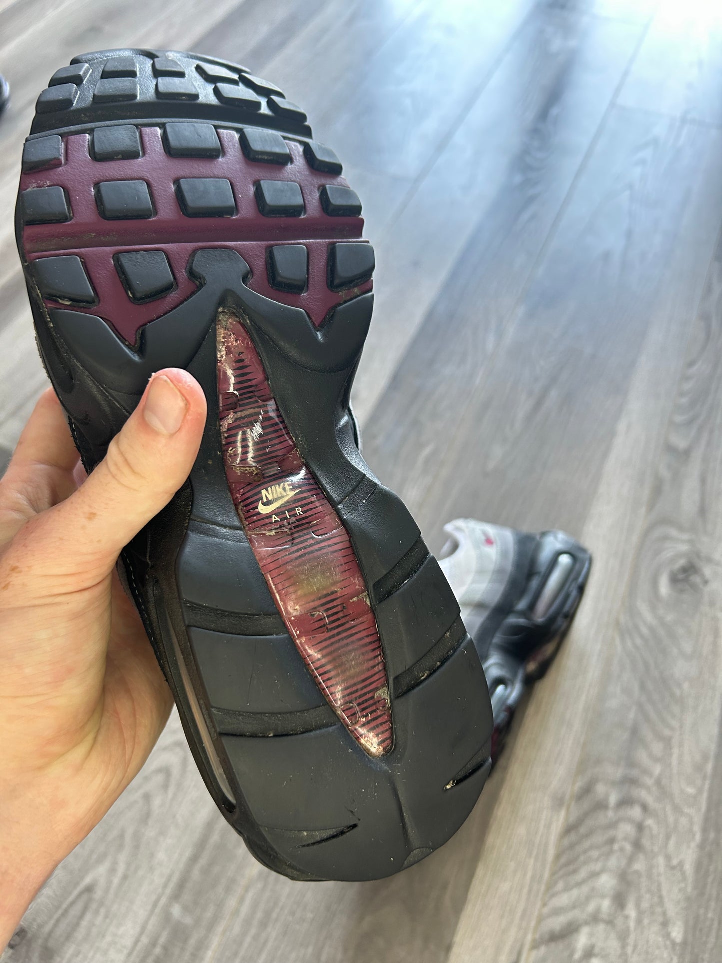 Nike Airmax 95 beetroot uk 9 used