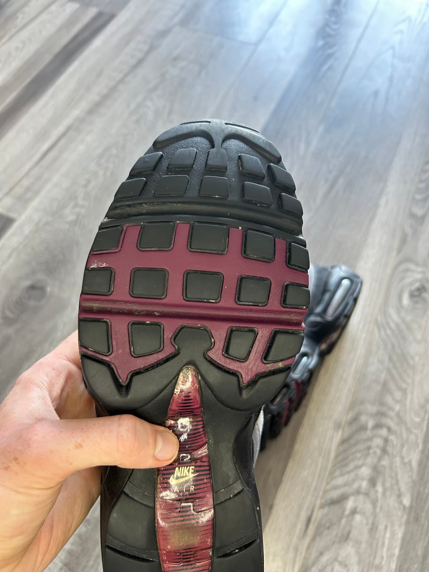 Nike Airmax 95 beetroot uk 9 used