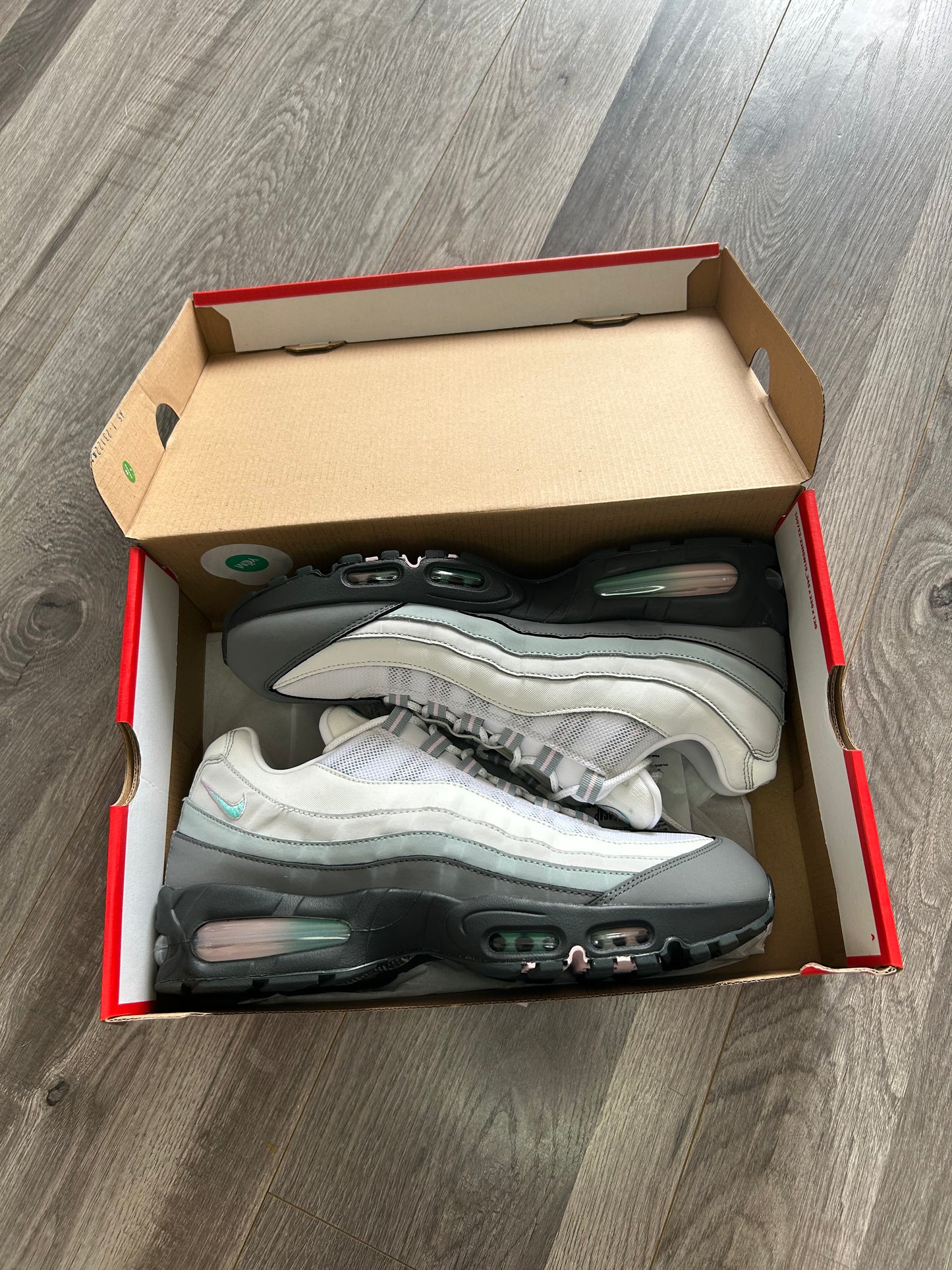 Nike Airmax 95 pink apple big bubble uk 11 used