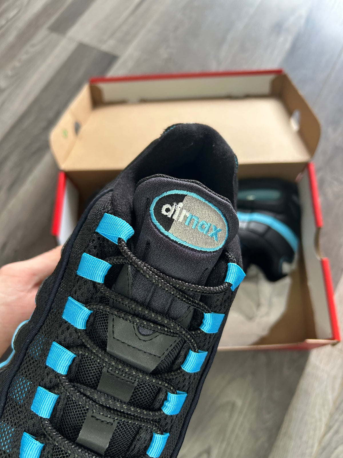 Nike Airmax 95 Baltic blue black uk 10.5 unworn