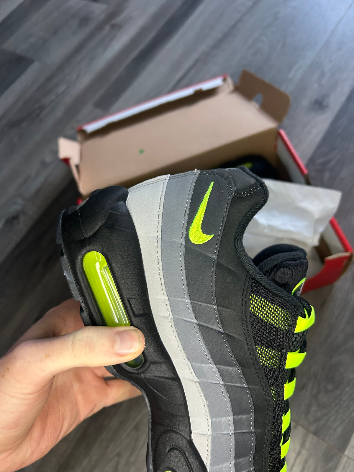 Nike Airmax 95 reverse neon uk 10.5 unworn