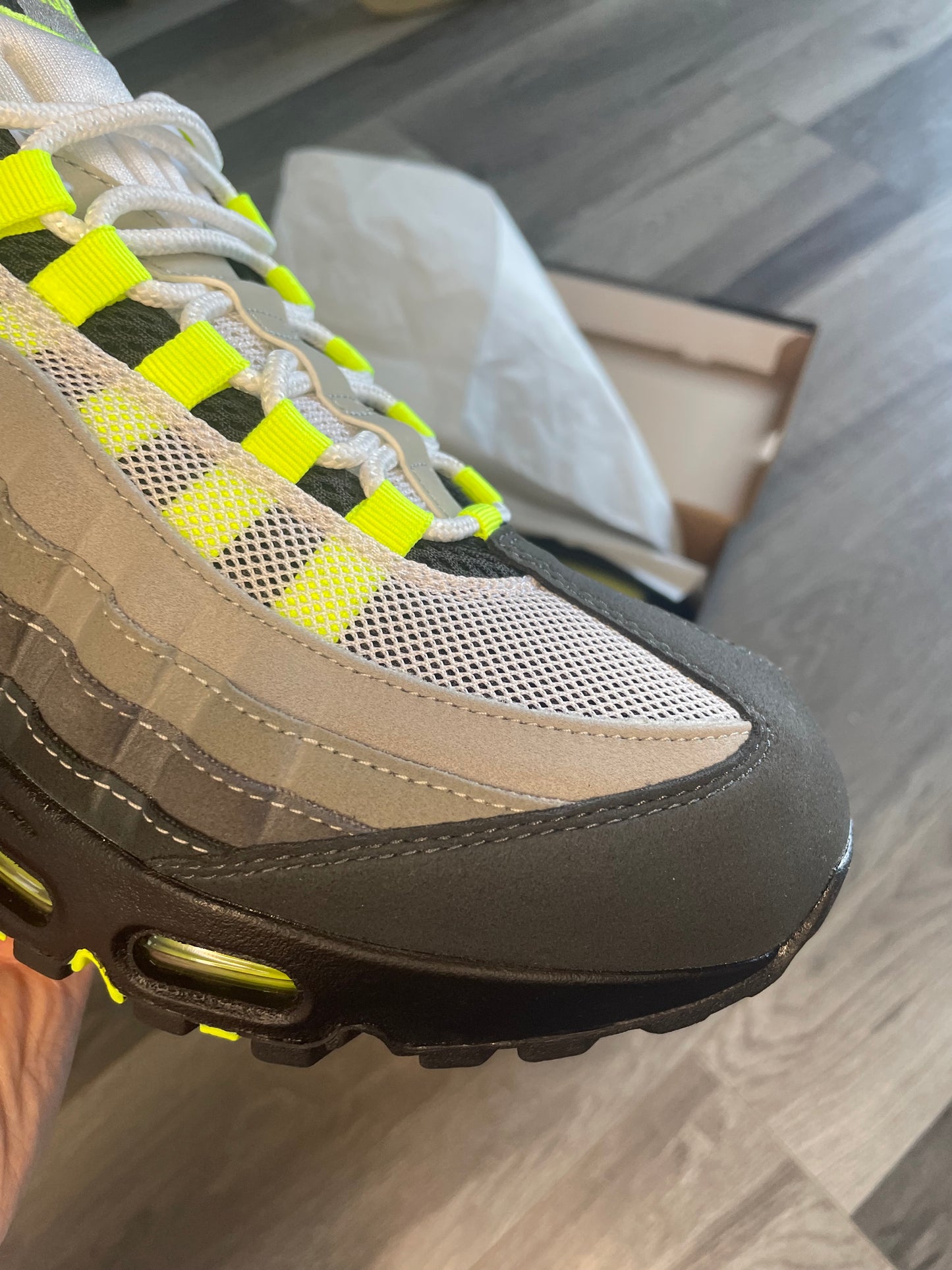 Nike air max 95 big bubble neon 2025 Uk 9.5 brand new