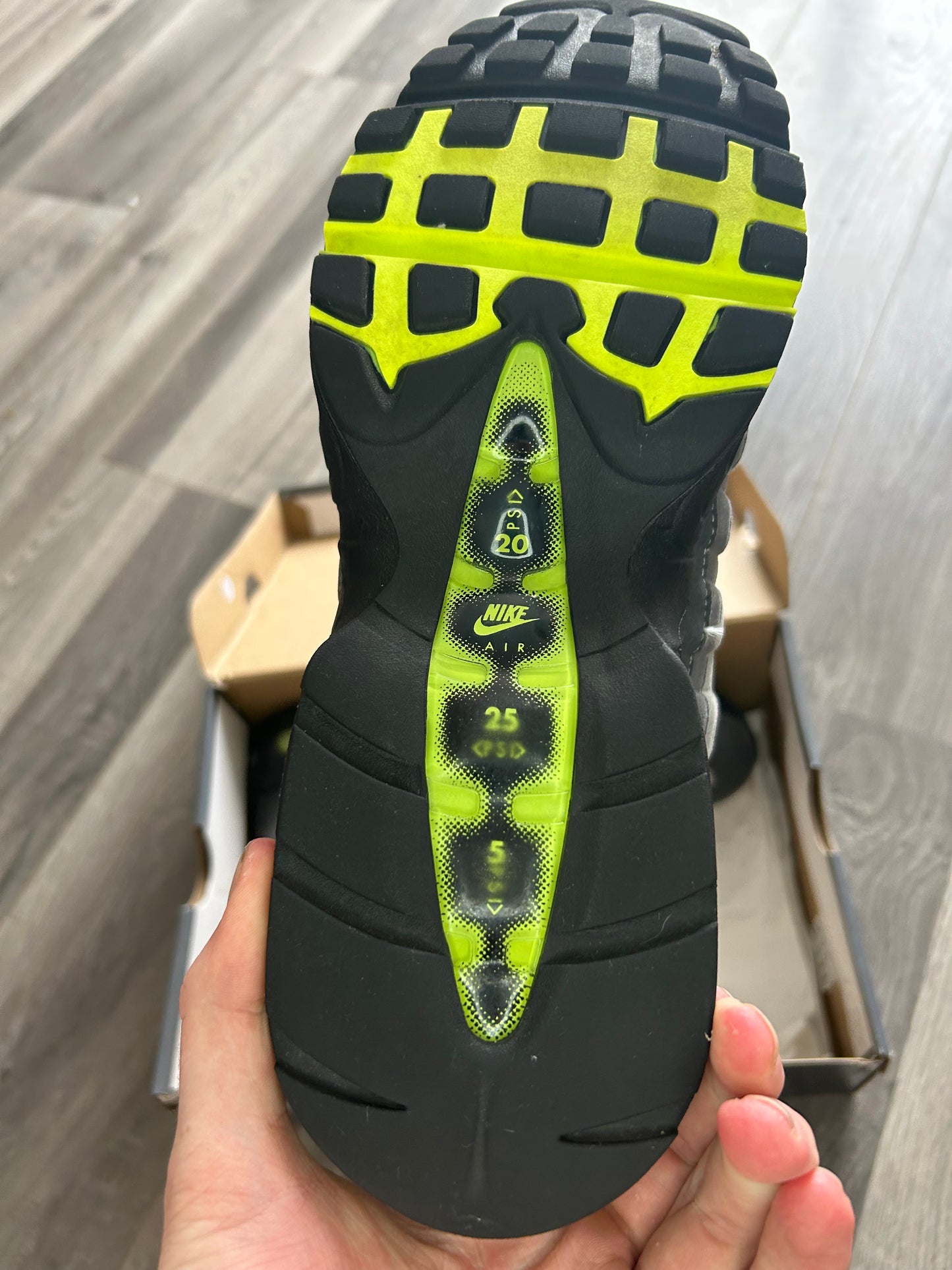 Nike Airmax 95 neon big bubble 2026 uk 10 used