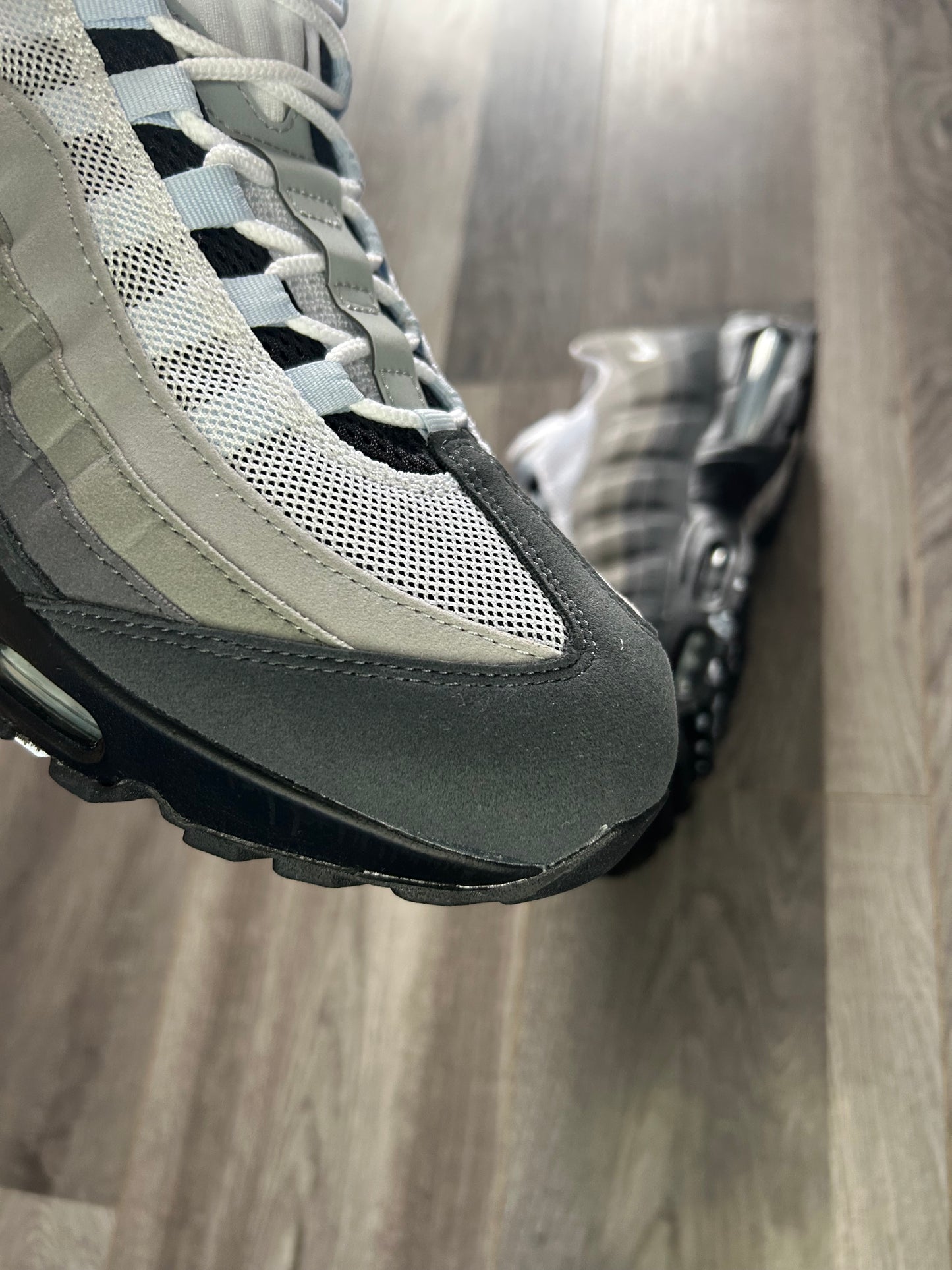 Nike Airmax 95 blue tint big bubble uk 11 tried on