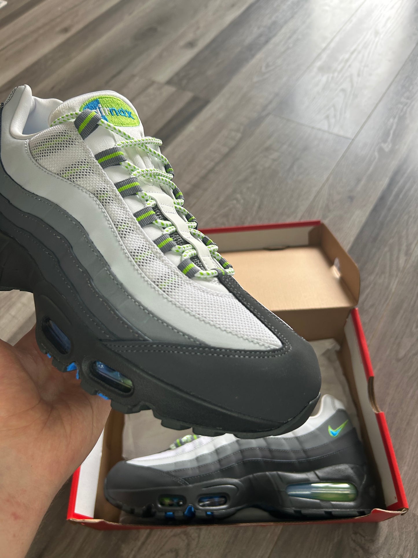 Nike Airmax 95 Green Apple big bubble uk 10 new
