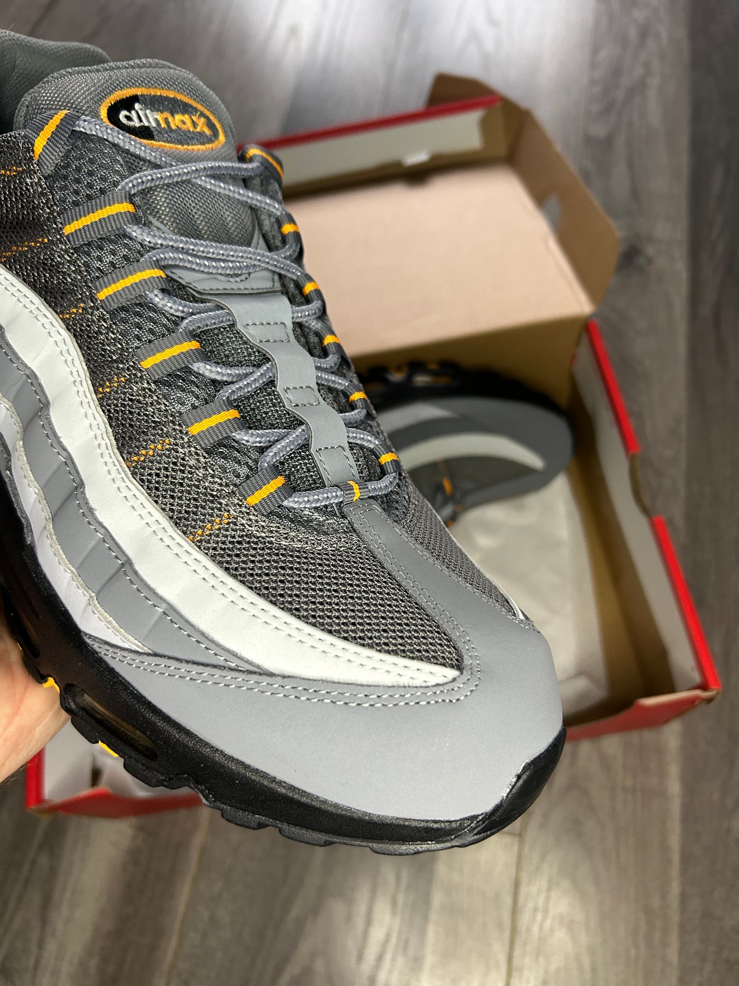 Nike Airmax 95 cool grey sundial uk 12 used