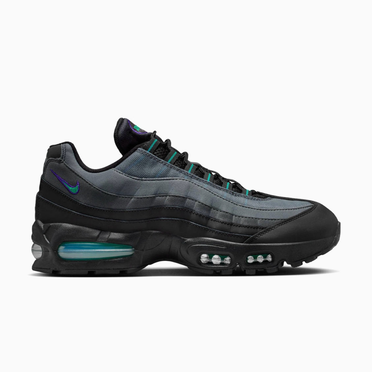 Nike Airmax 95 black grape big bubble uk 9 used