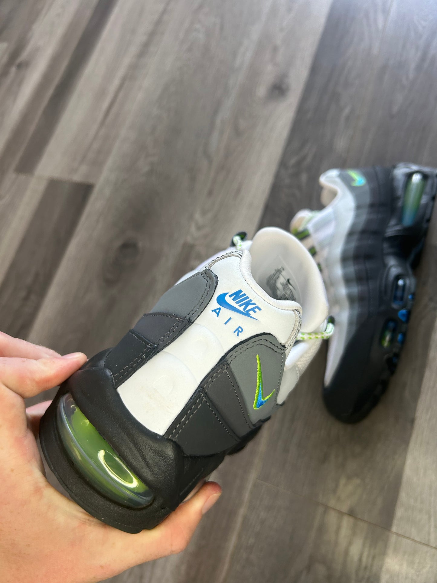 Nike Airmax 95 Green Apple big bubble 2026 uk 9 used