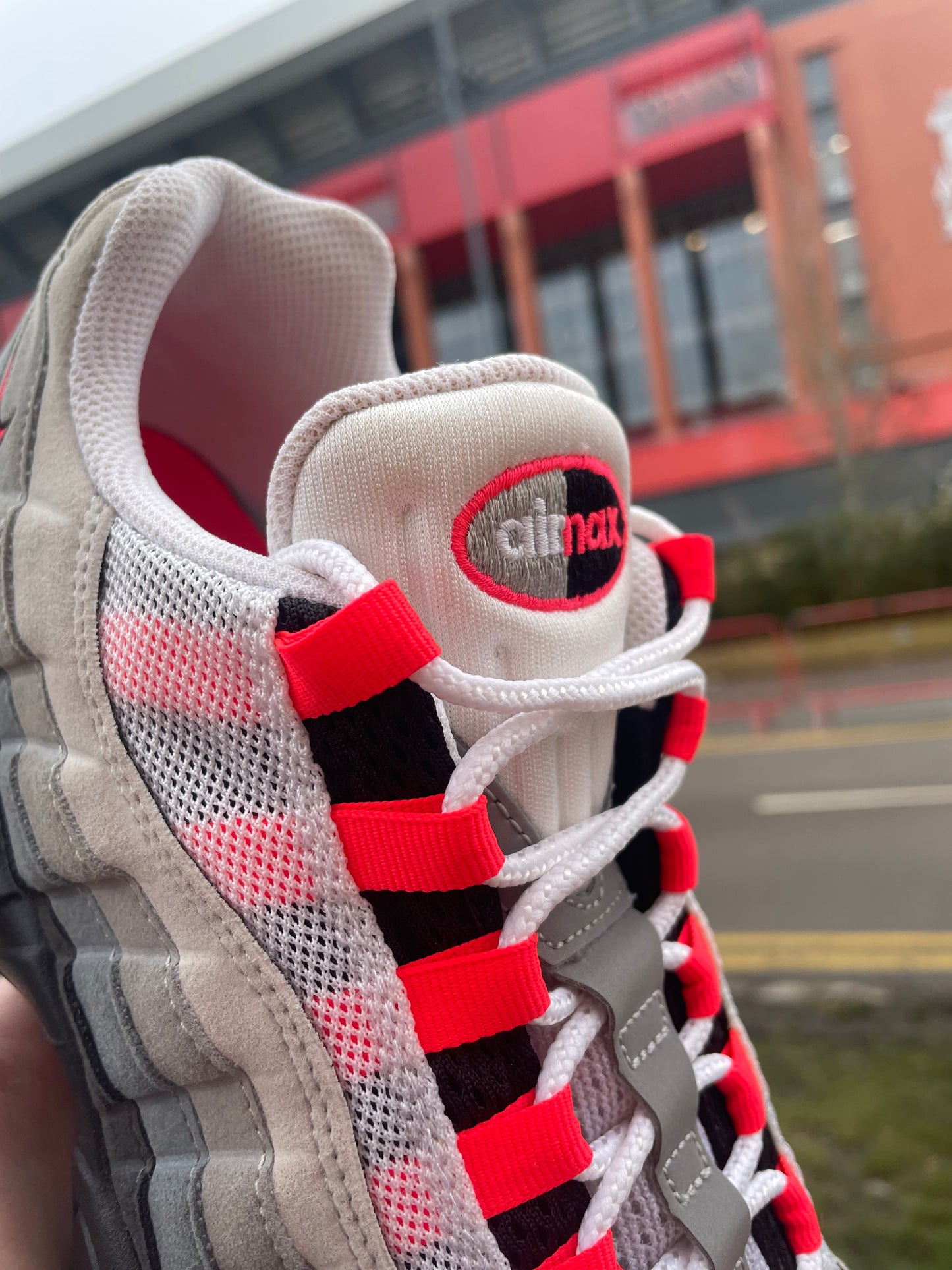 Nike Shoes Air Max 95 Gs Solar Red 95 Air Max Solar Red Deals