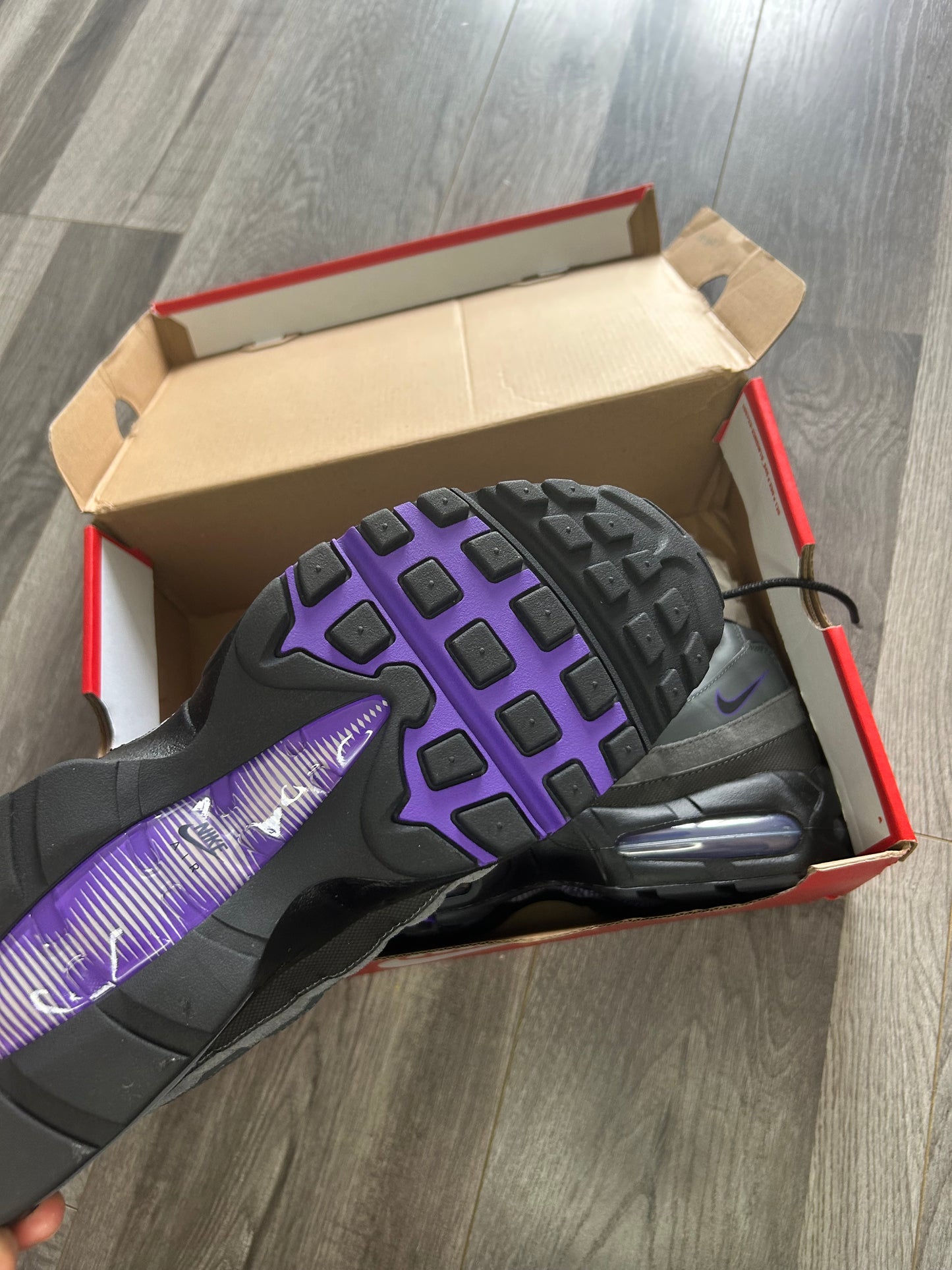 Nike Airmax 95 wild grape big bubble uk 12 new