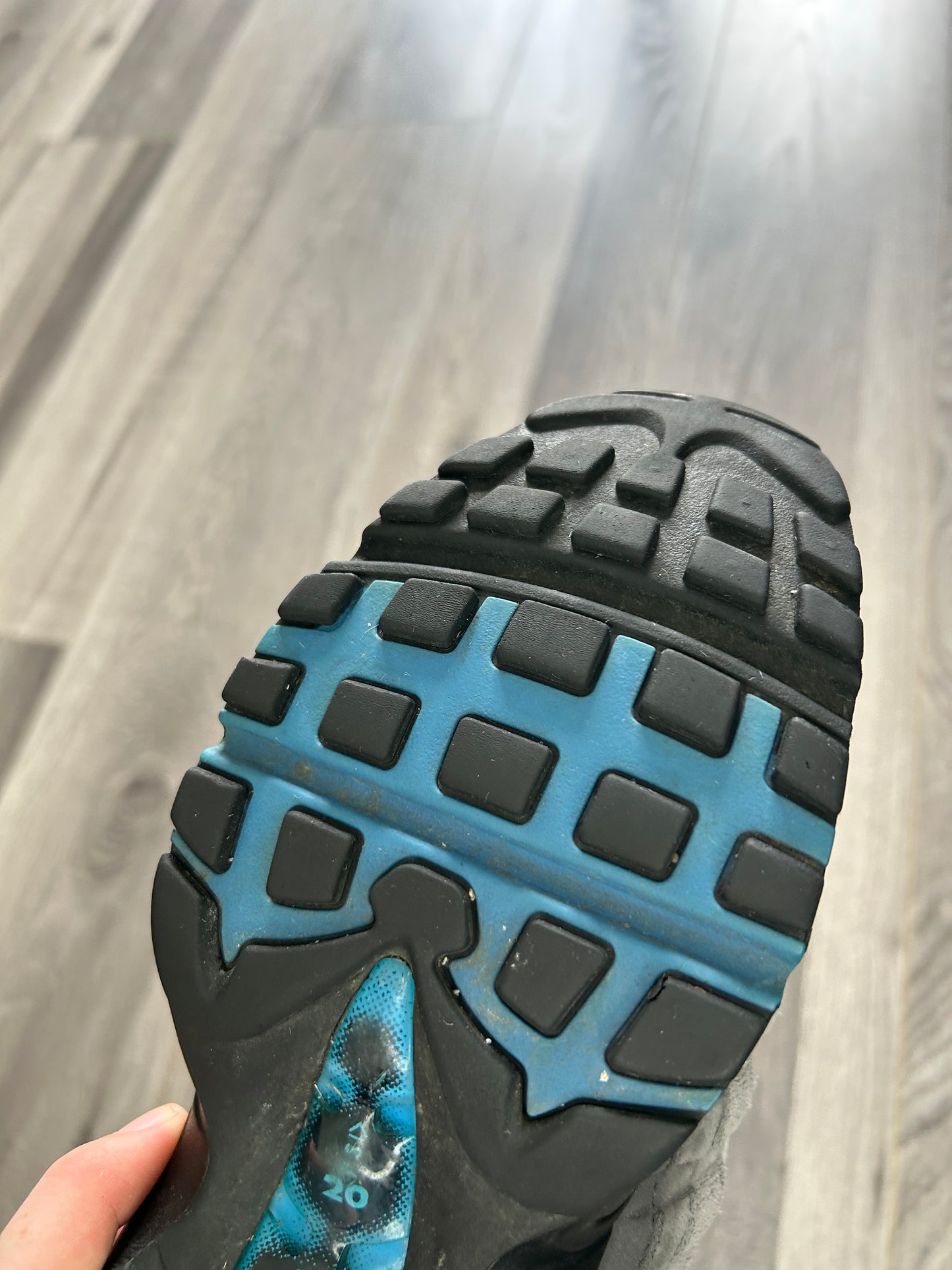 Nike airmax 95 crystal blue 2018 uk 8 used
