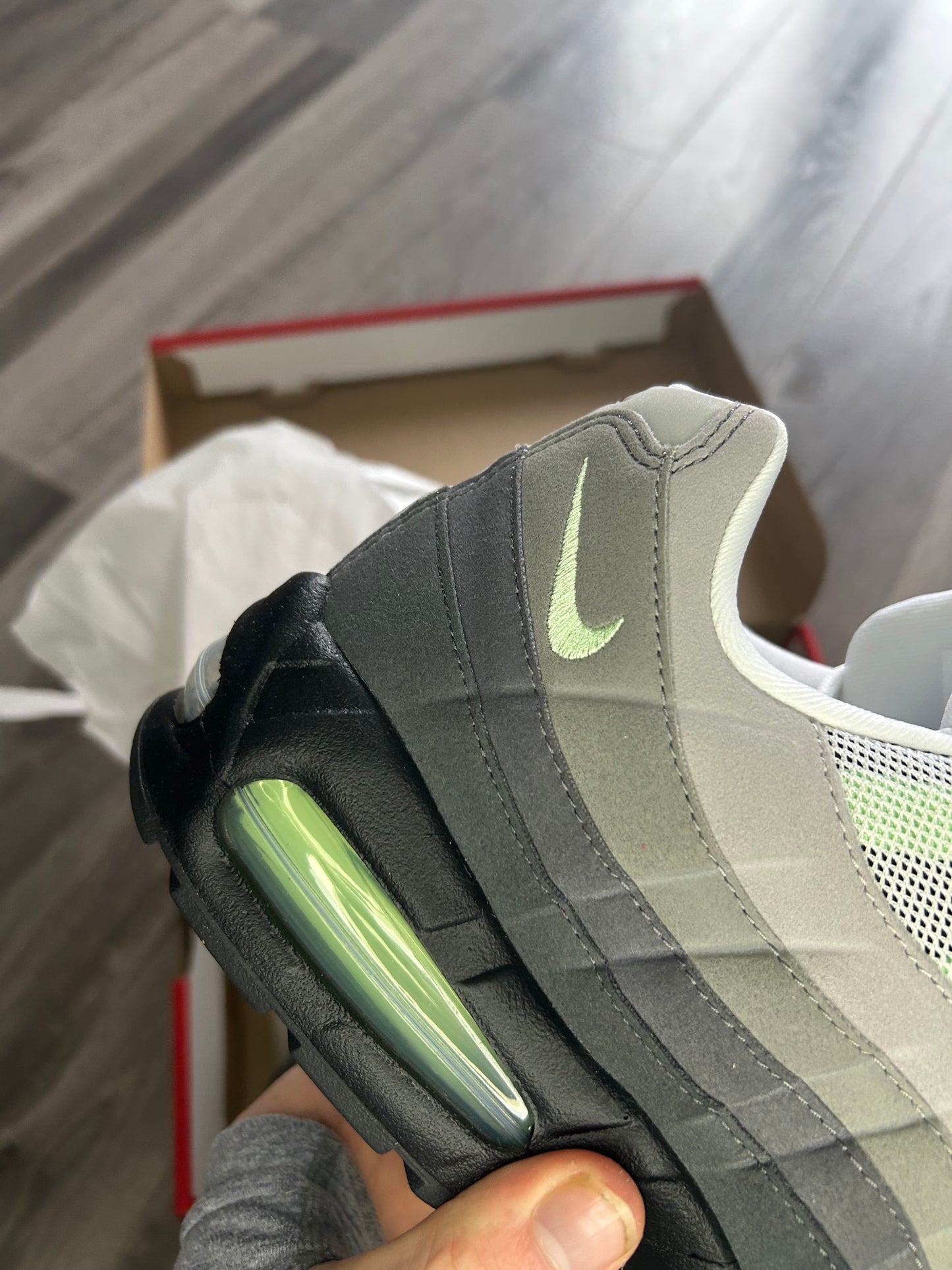Nike Airmax 95 fresh mint big bubble uk 10 brand new