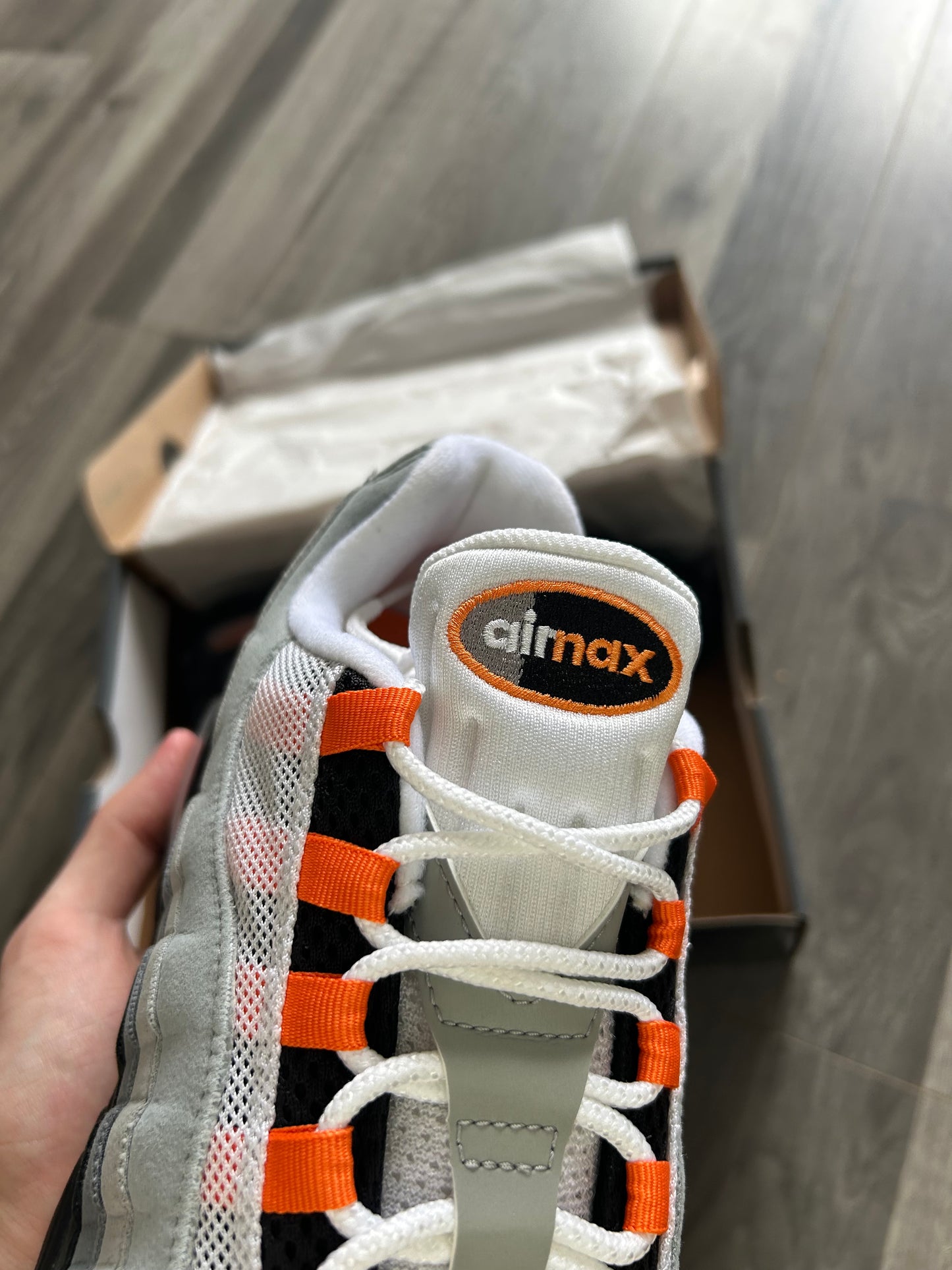 Nike Airmax 95 mandarin 2025 big bubble uk 10 brand new
