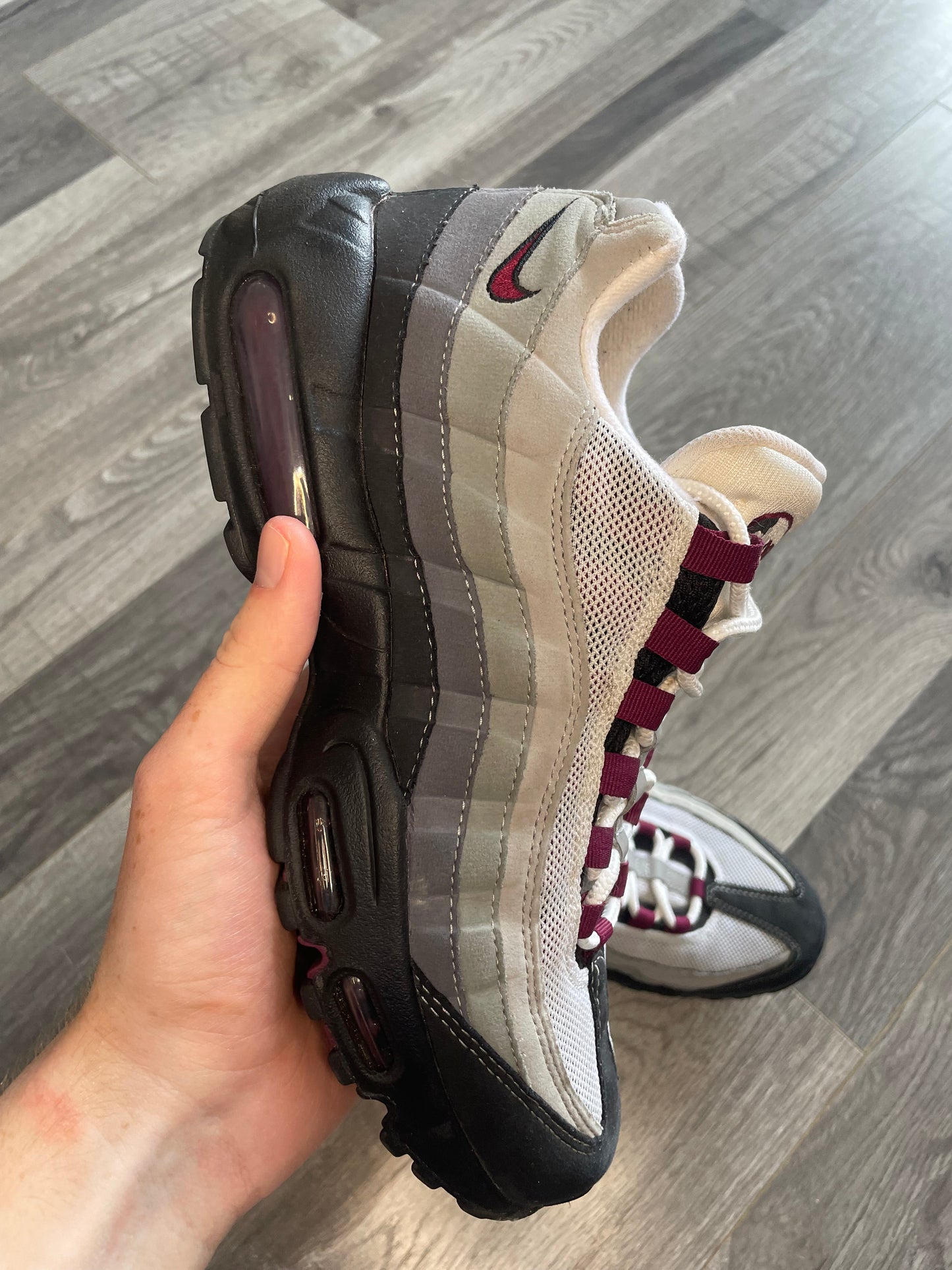 Nike air max 95 beetroot Uk 7.5 used