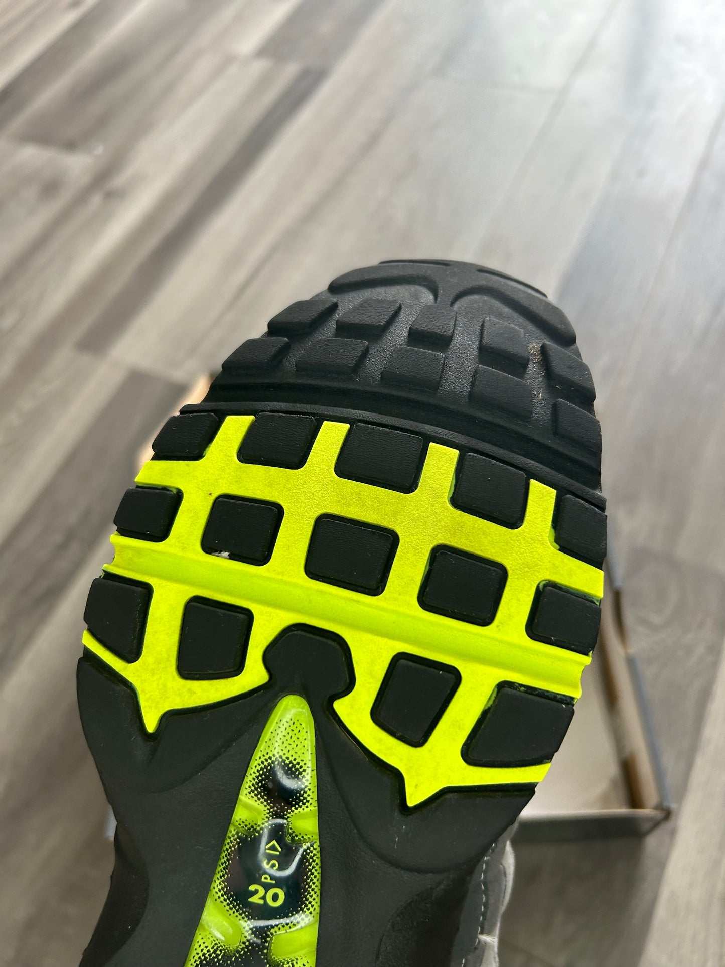 Nike Airmax 95 neon big bubble 2026 uk 10 used