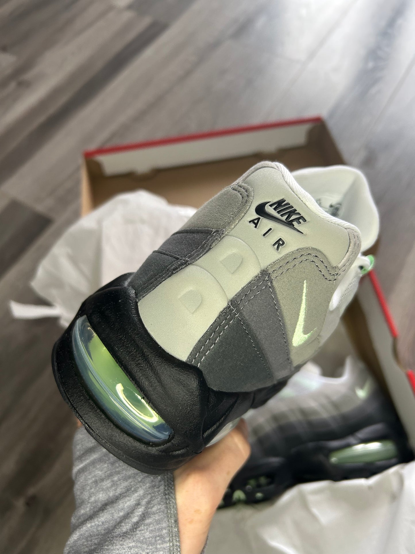Nike Airmax 95 fresh mint big bubble uk 10 brand new