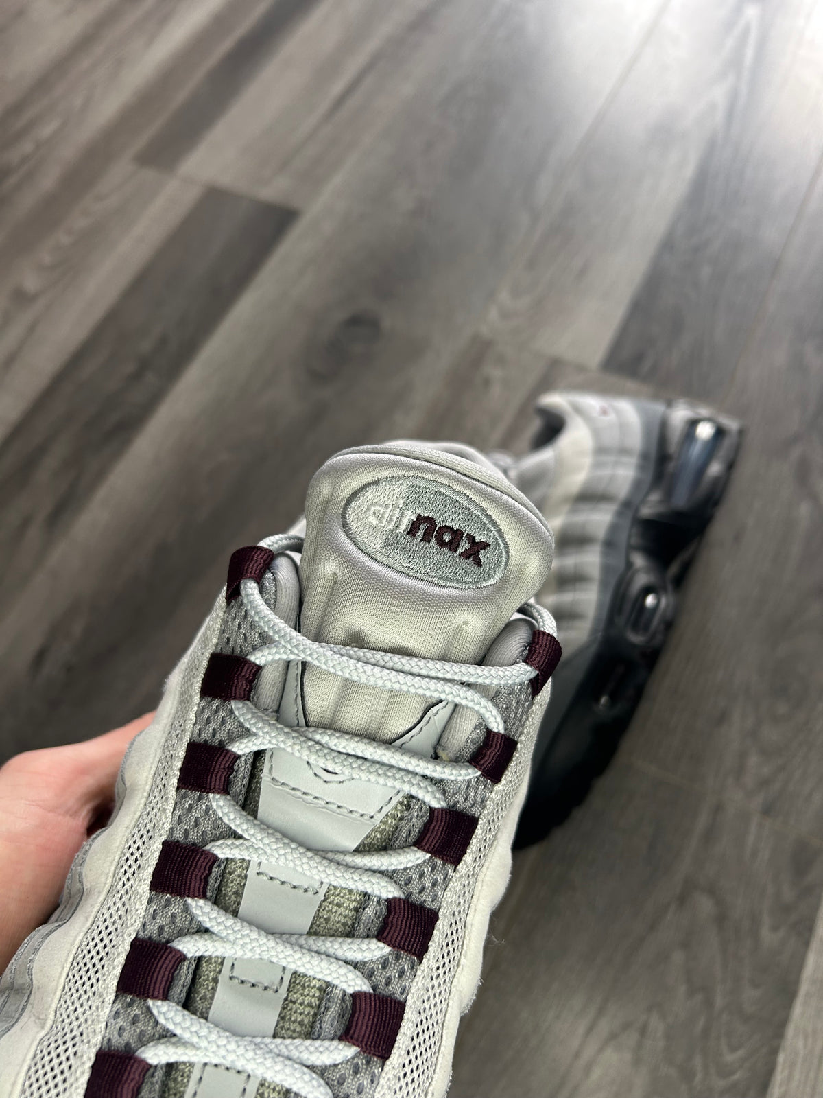 Nike Airmax 95 burgundy crush big bubble uk 9 used