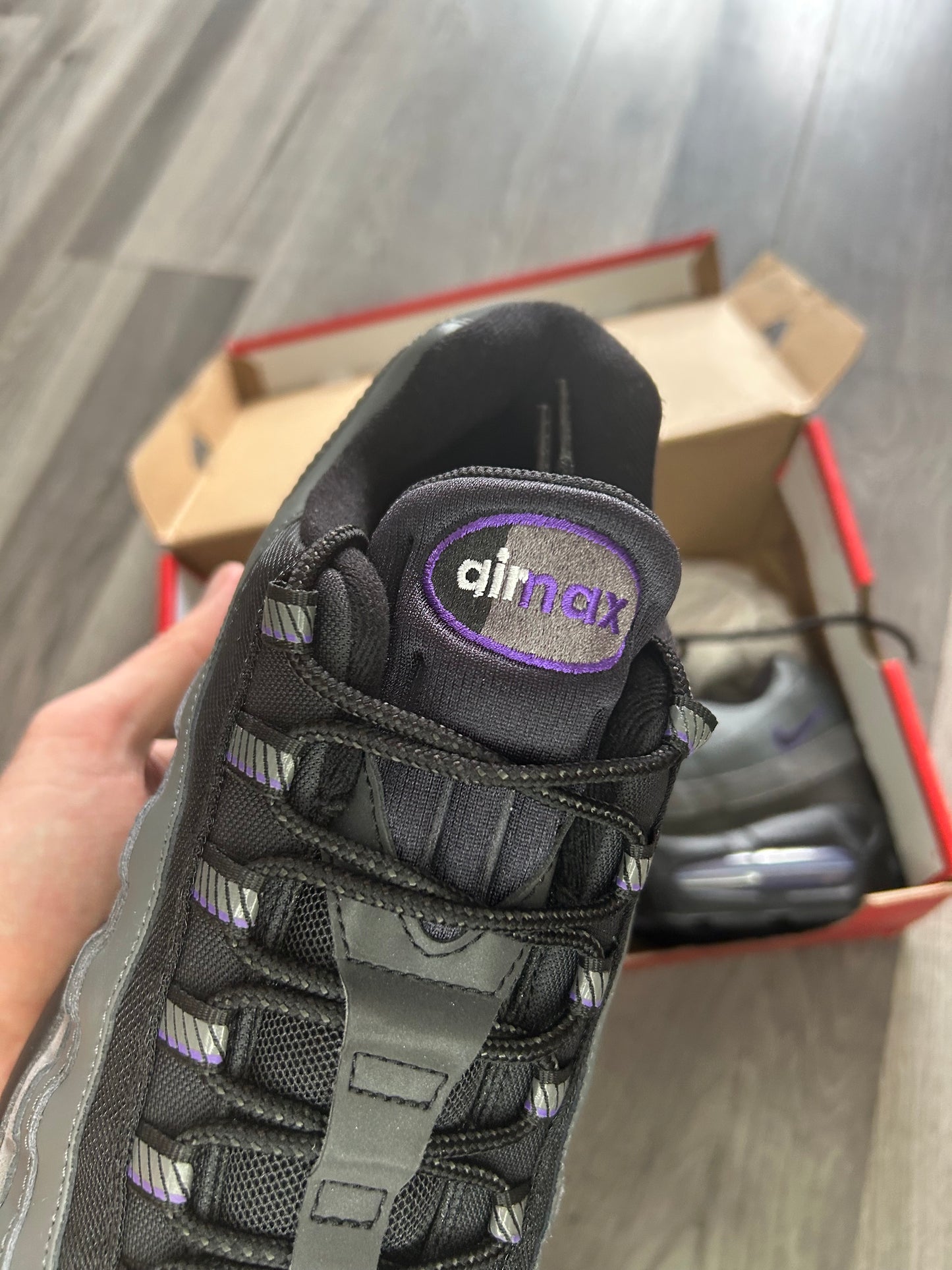 Nike Airmax 95 wild grape big bubble uk 12 new