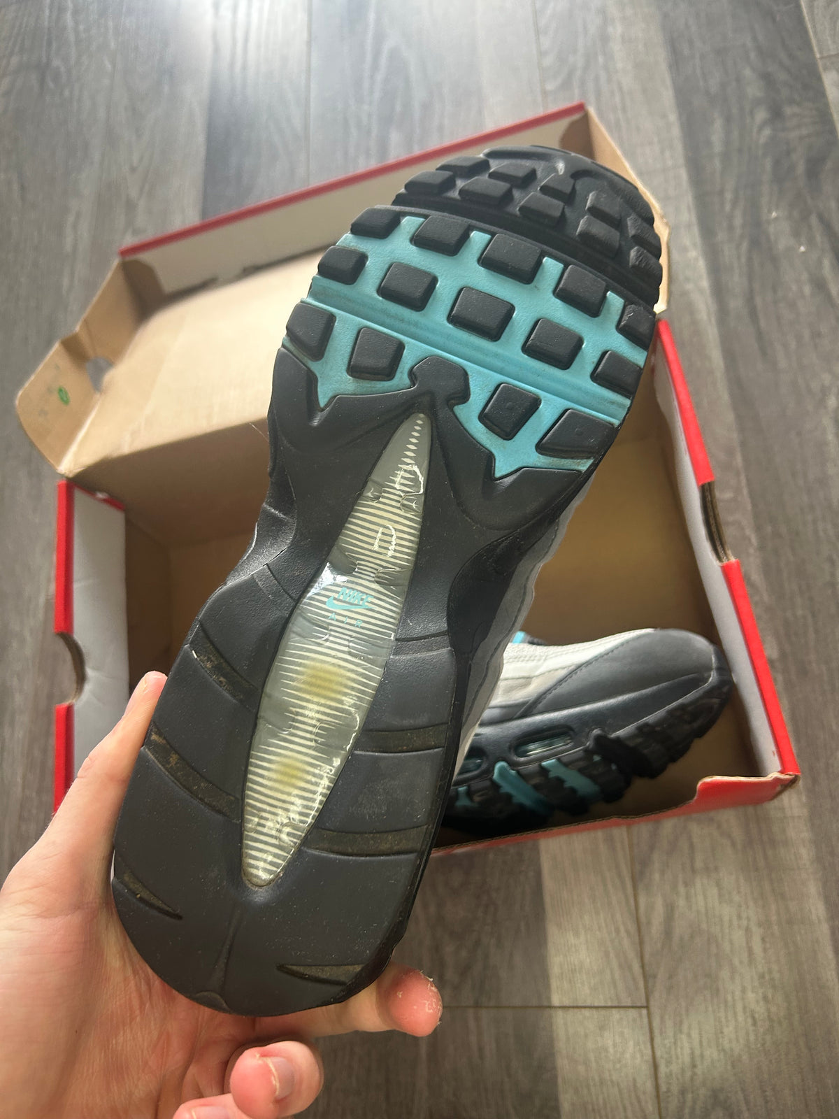 Nike Airmax 95 Baltic blue uk 11 used