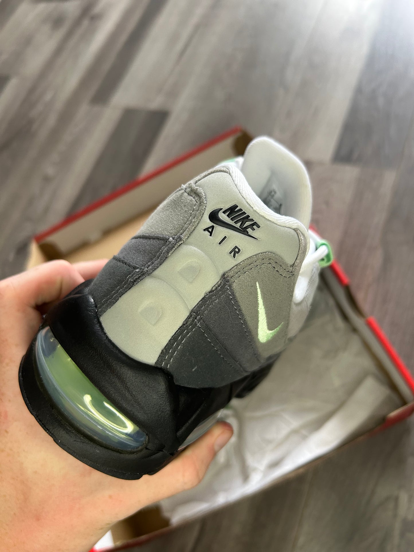 Nike Airmax 95 fresh mint big bubble uk 7 used