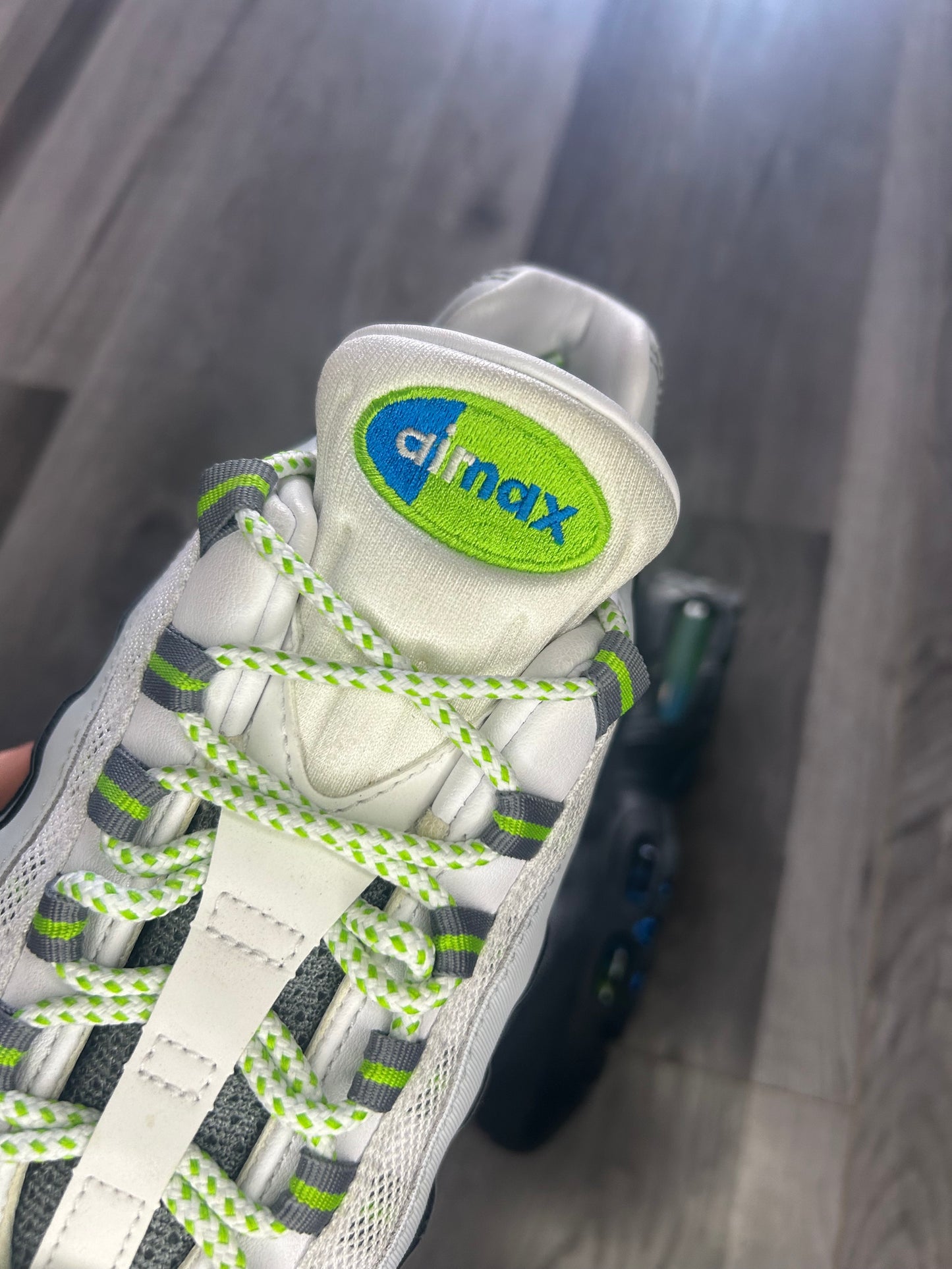 Nike Airmax 95 Green Apple big bubble uk 9 used