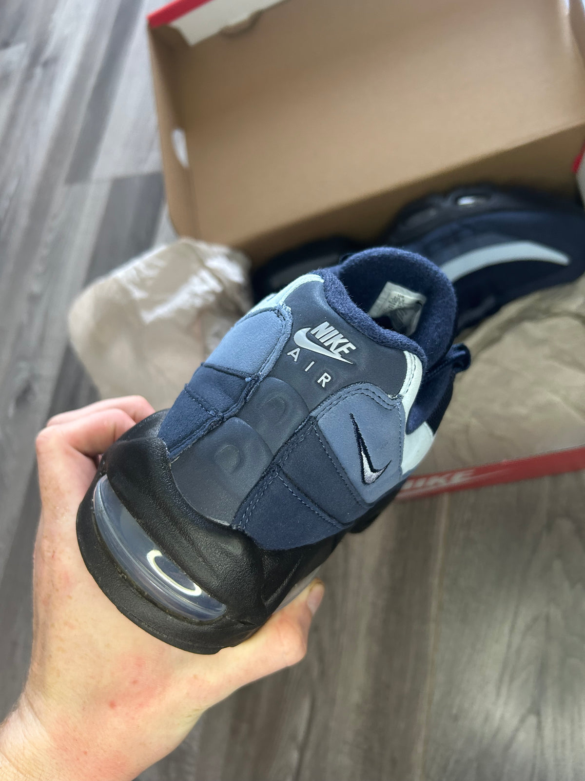Nike Airmax 95 big bubble blue obsidian uk 9.5 tried on